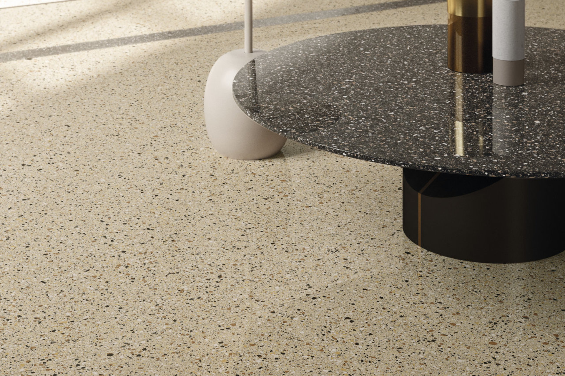 Cement Effect Porcelain Tiles - ACCADEMIA full body
