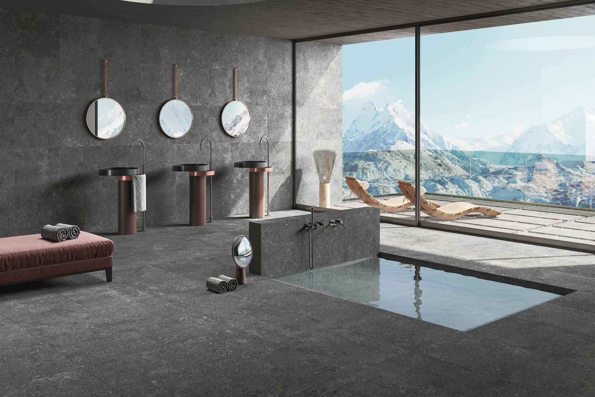 Stone Look Porcelain Tiles - CM2 ASTRA