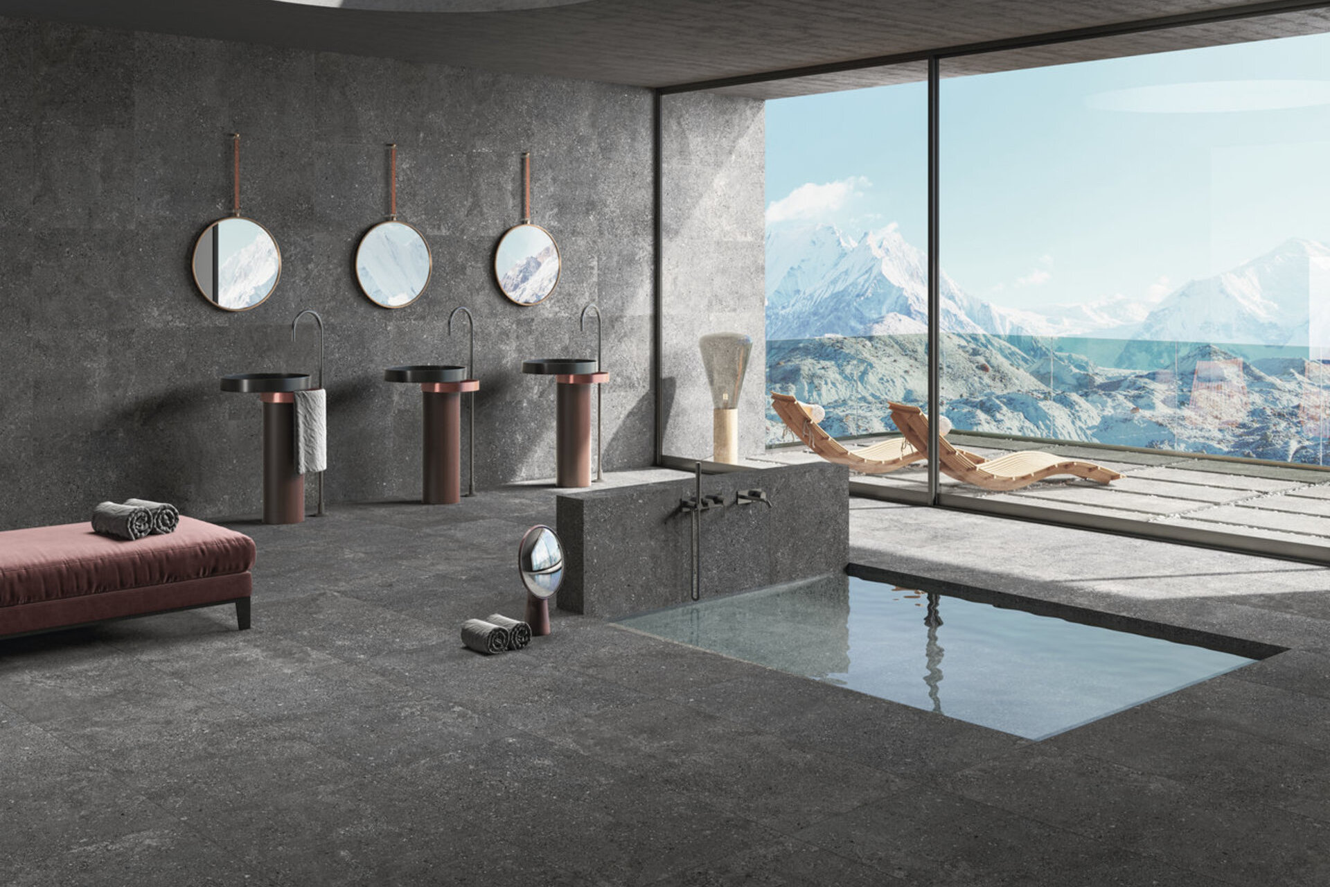 Stone Look Porcelain Tiles - CM2 ASTRA