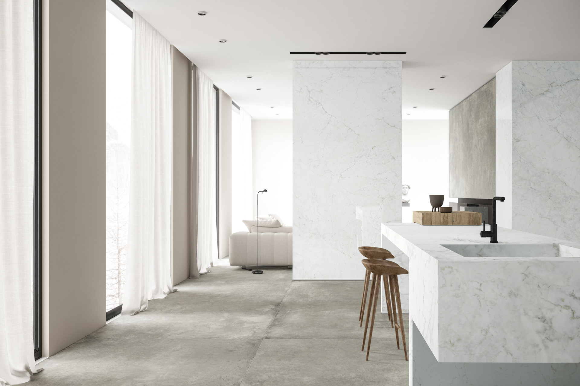 Marble and Granite Look Porcelain Tiles - ULTRA MARMI