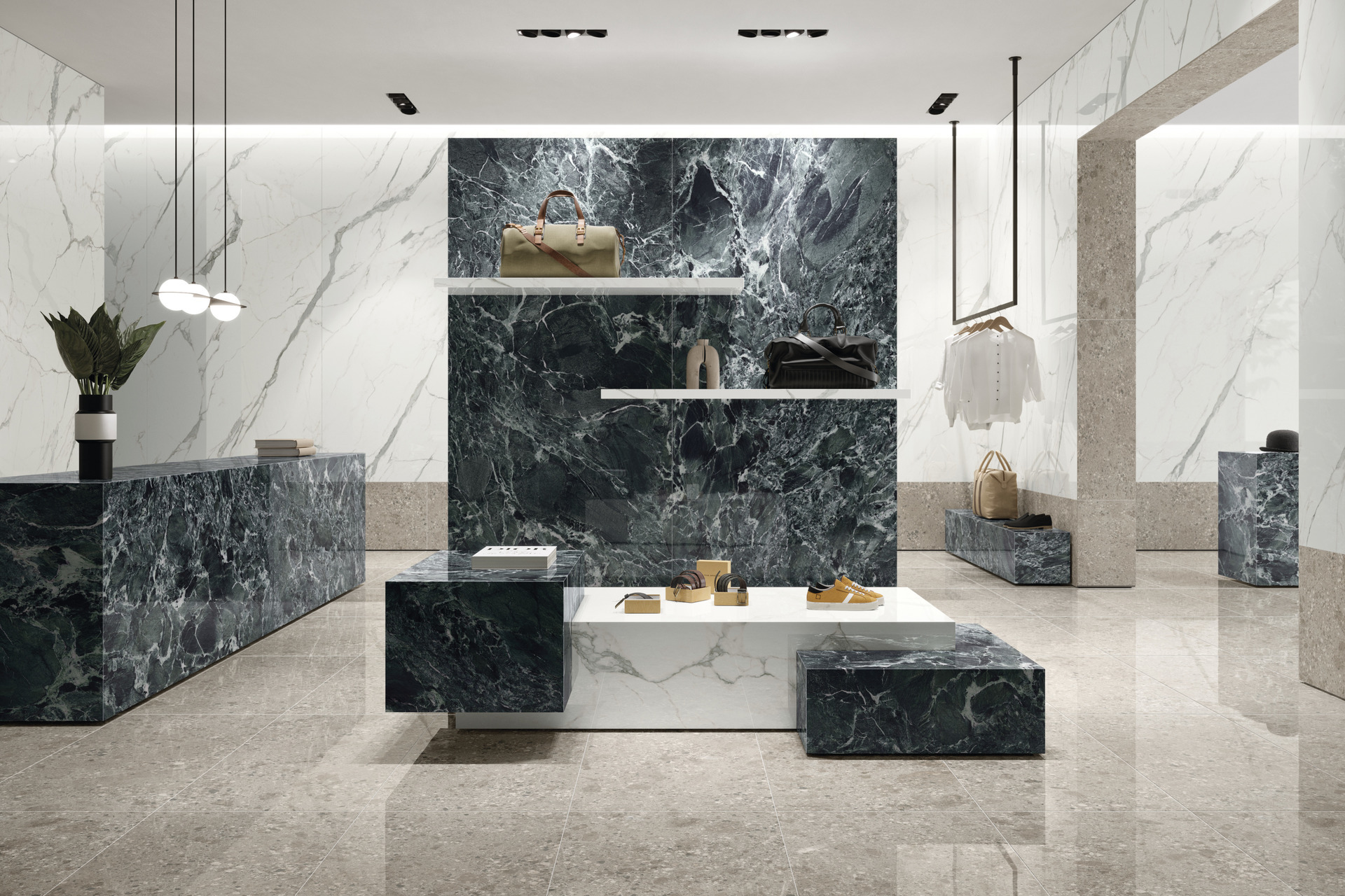 Marble and Granite Look Porcelain Tiles - ULTRA MARMI