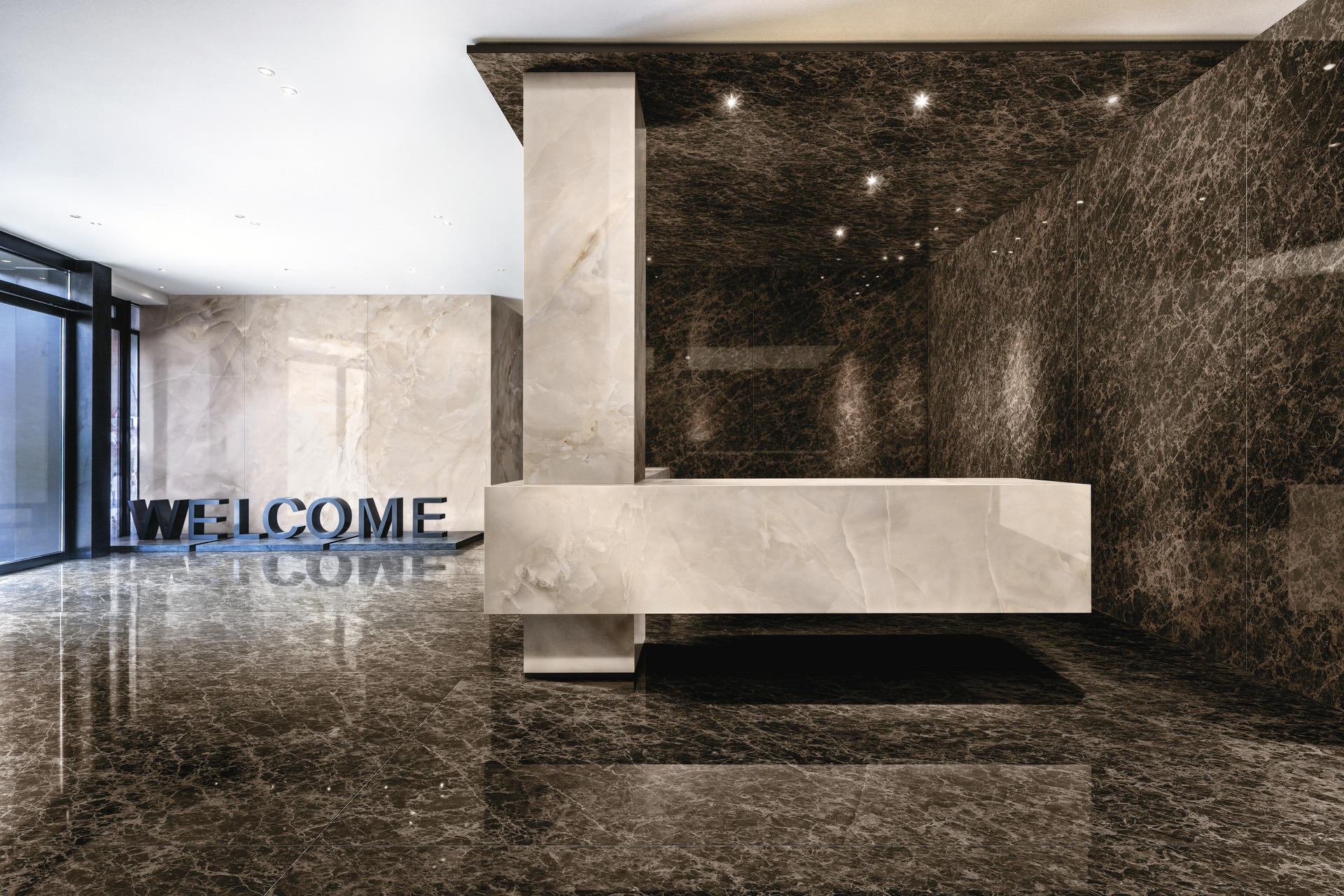 Marble and Granite Look Porcelain Tiles - ULTRA MARMI