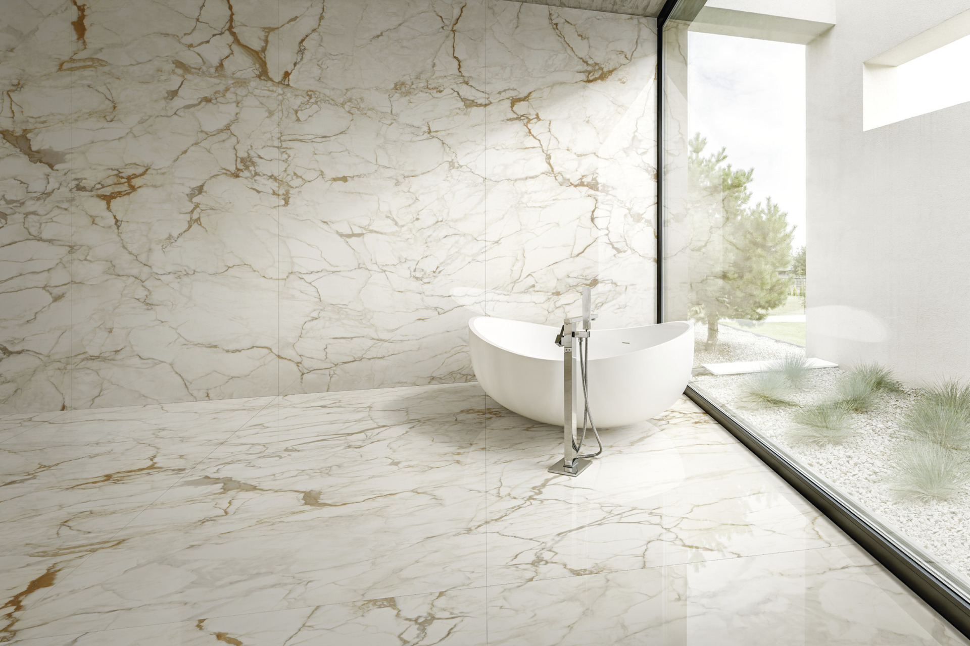 Marble and Granite Look Porcelain Tiles - ULTRA MARMI