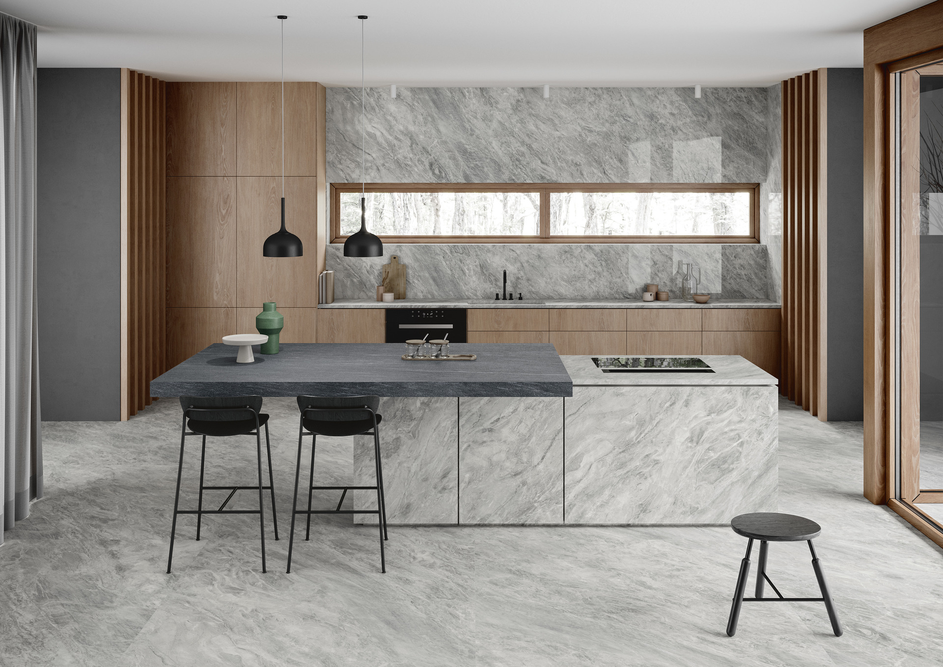 Marble and Granite Look Porcelain Tiles - ULTRA MARMI