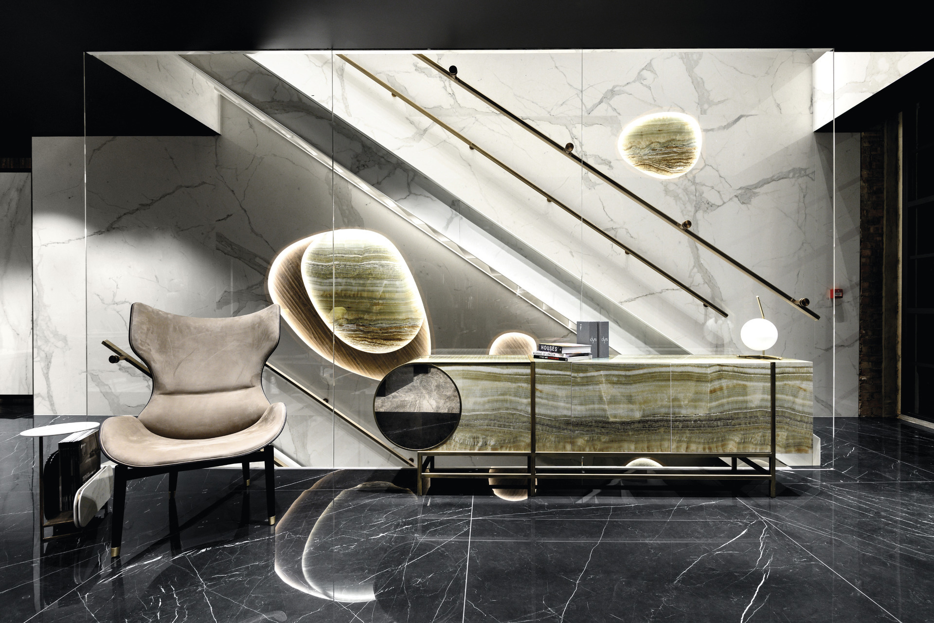 Marble and Granite Look Porcelain Tiles - ULTRA ONICI