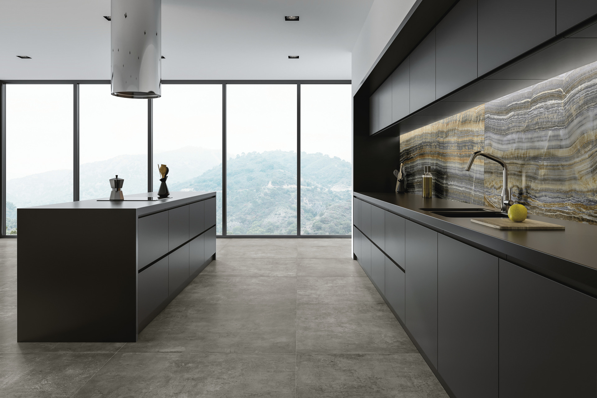 Marble and Granite Look Porcelain Tiles - ULTRA ONICI