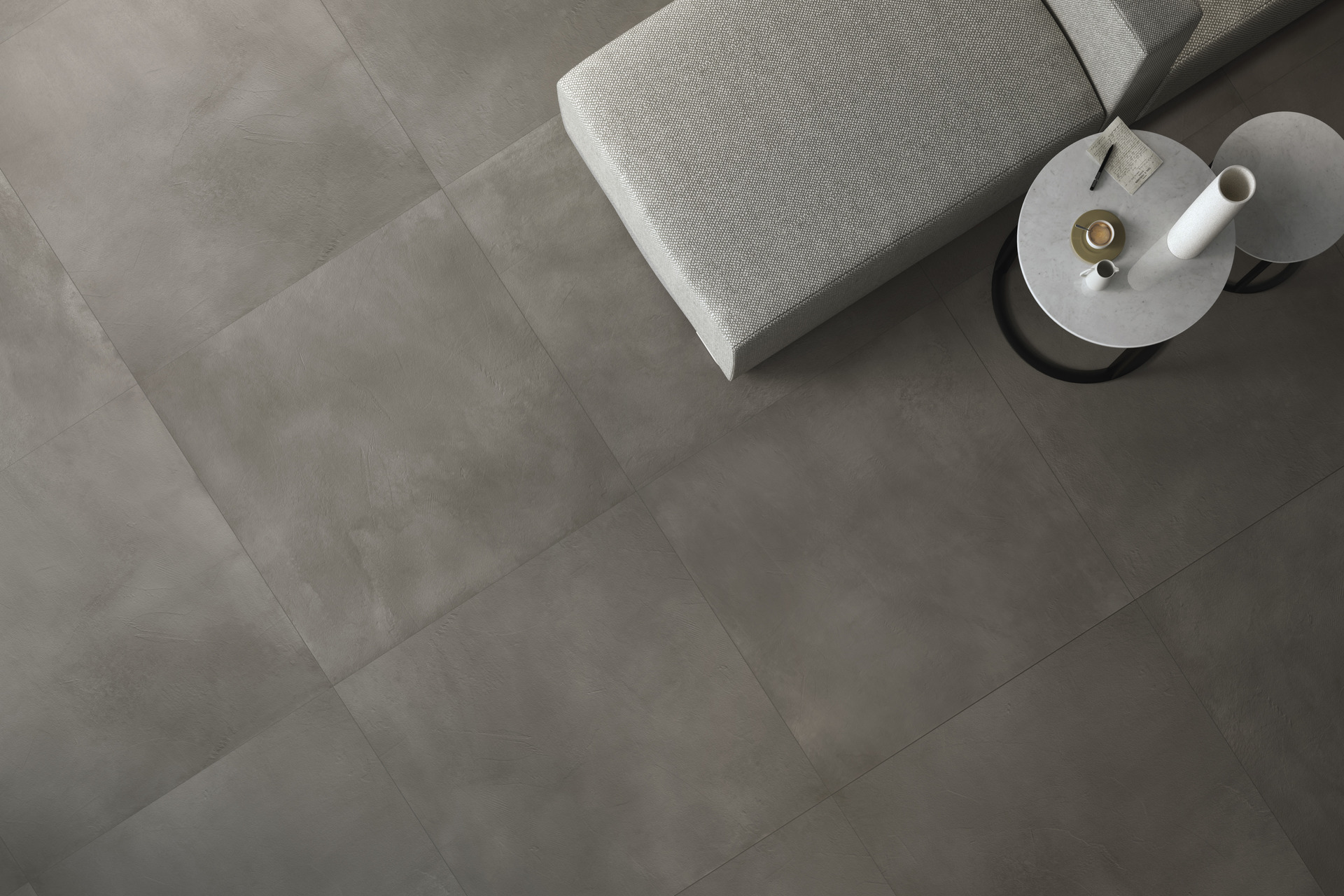 Cement Effect Porcelain Tiles - ULTRA RESINE