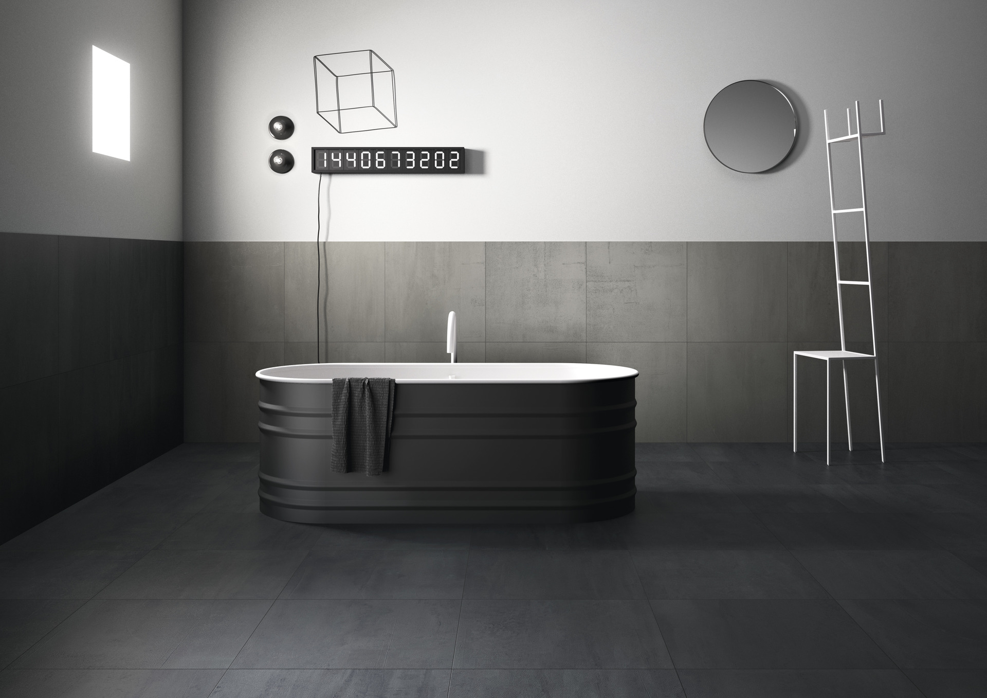 Cement Effect Porcelain Tiles - FAHRENHEIT