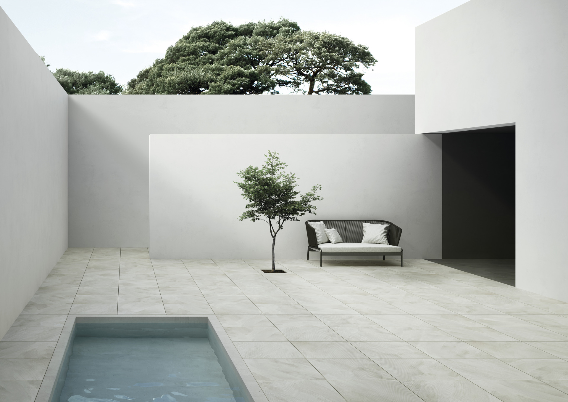 Cement Effect Porcelain Tiles - FAHRENHEIT