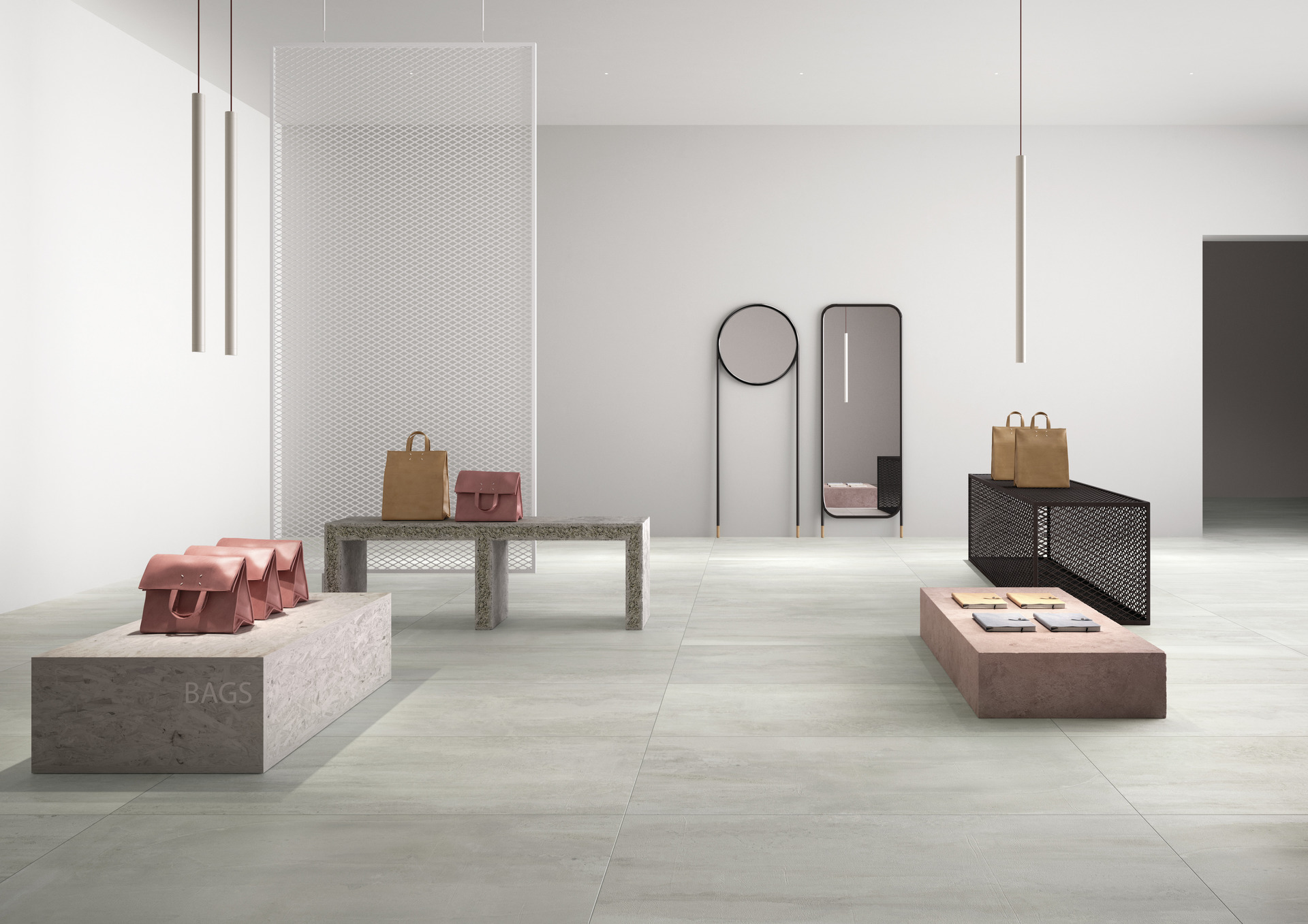 Cement Effect Porcelain Tiles - FAHRENHEIT