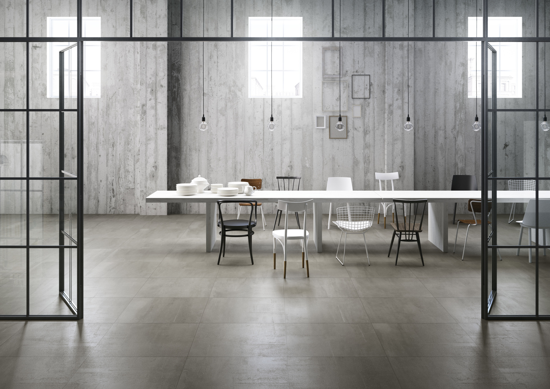 Cement Effect Porcelain Tiles - FAHRENHEIT