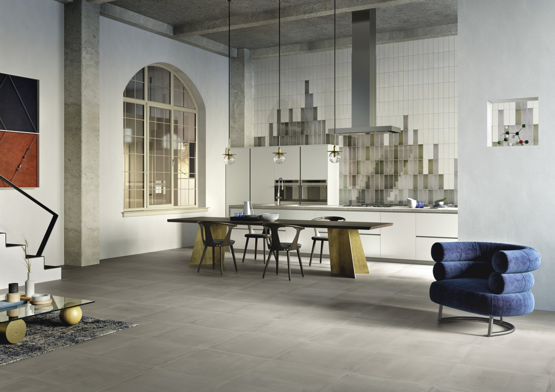 Stone Look Porcelain Tiles - FRENCH CLAY