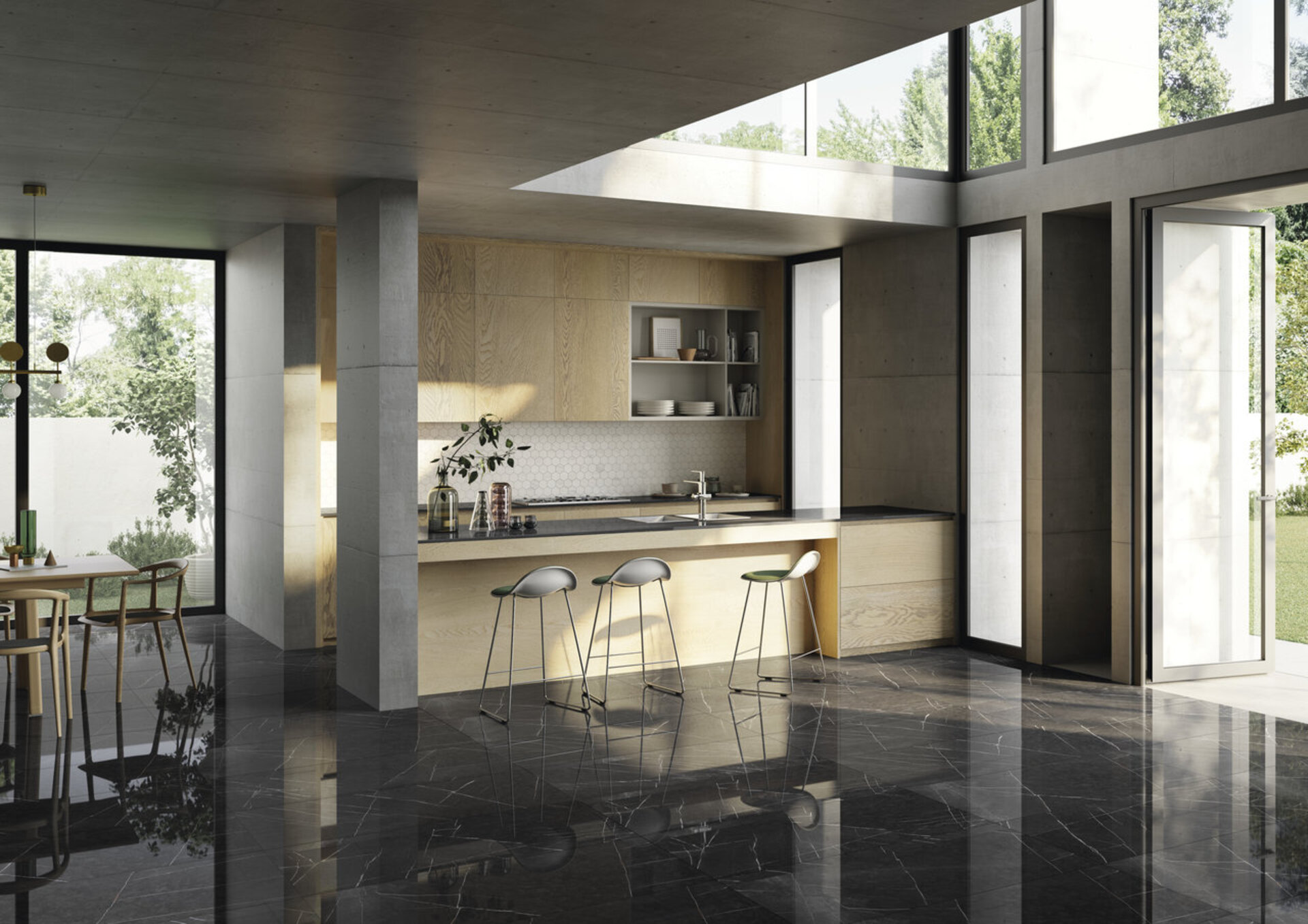 Marble and Granite Look Porcelain Tiles - ROYAL MARBLE MAXIMUM