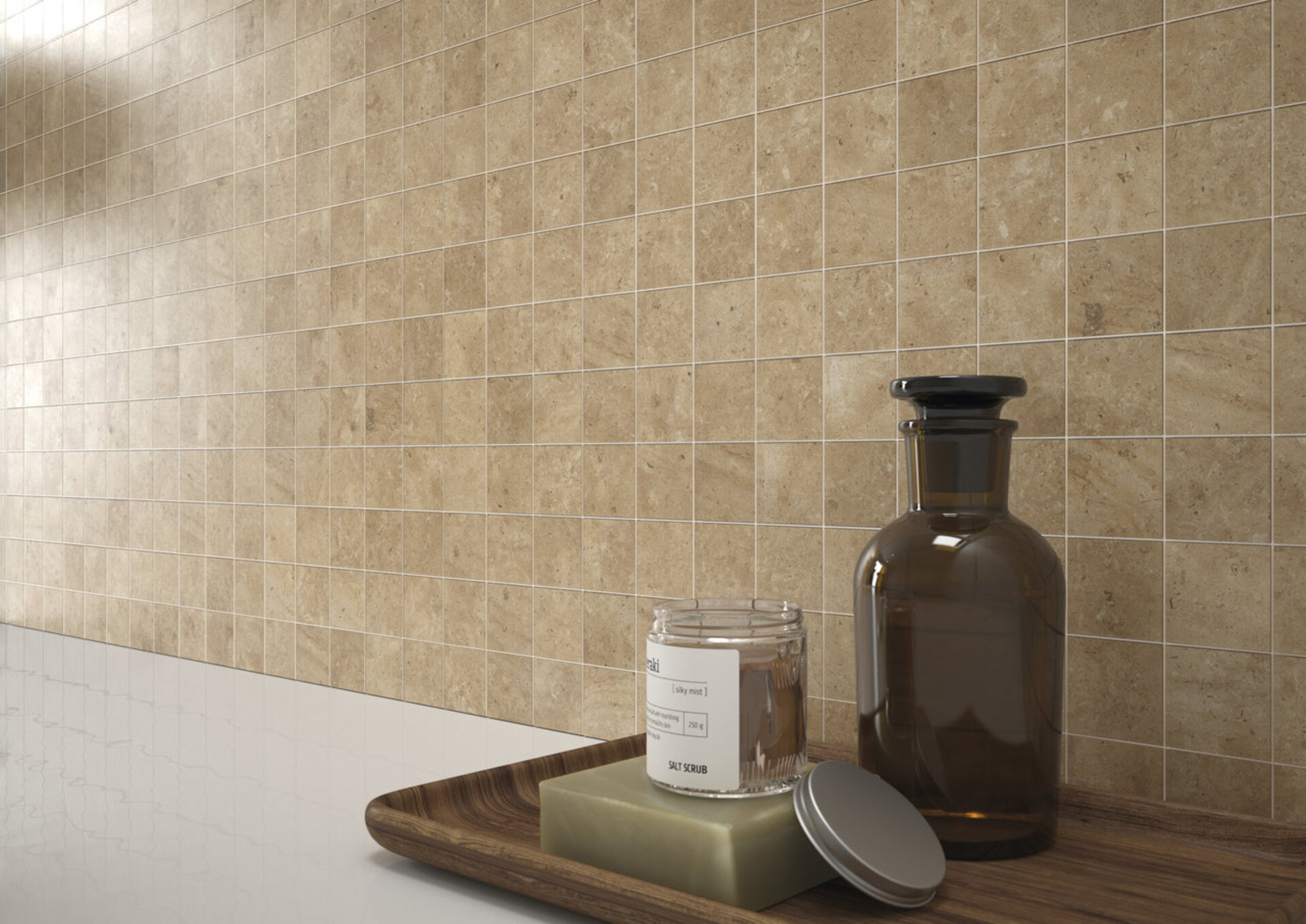 Stone Look Porcelain Tiles - SHELLSTONE