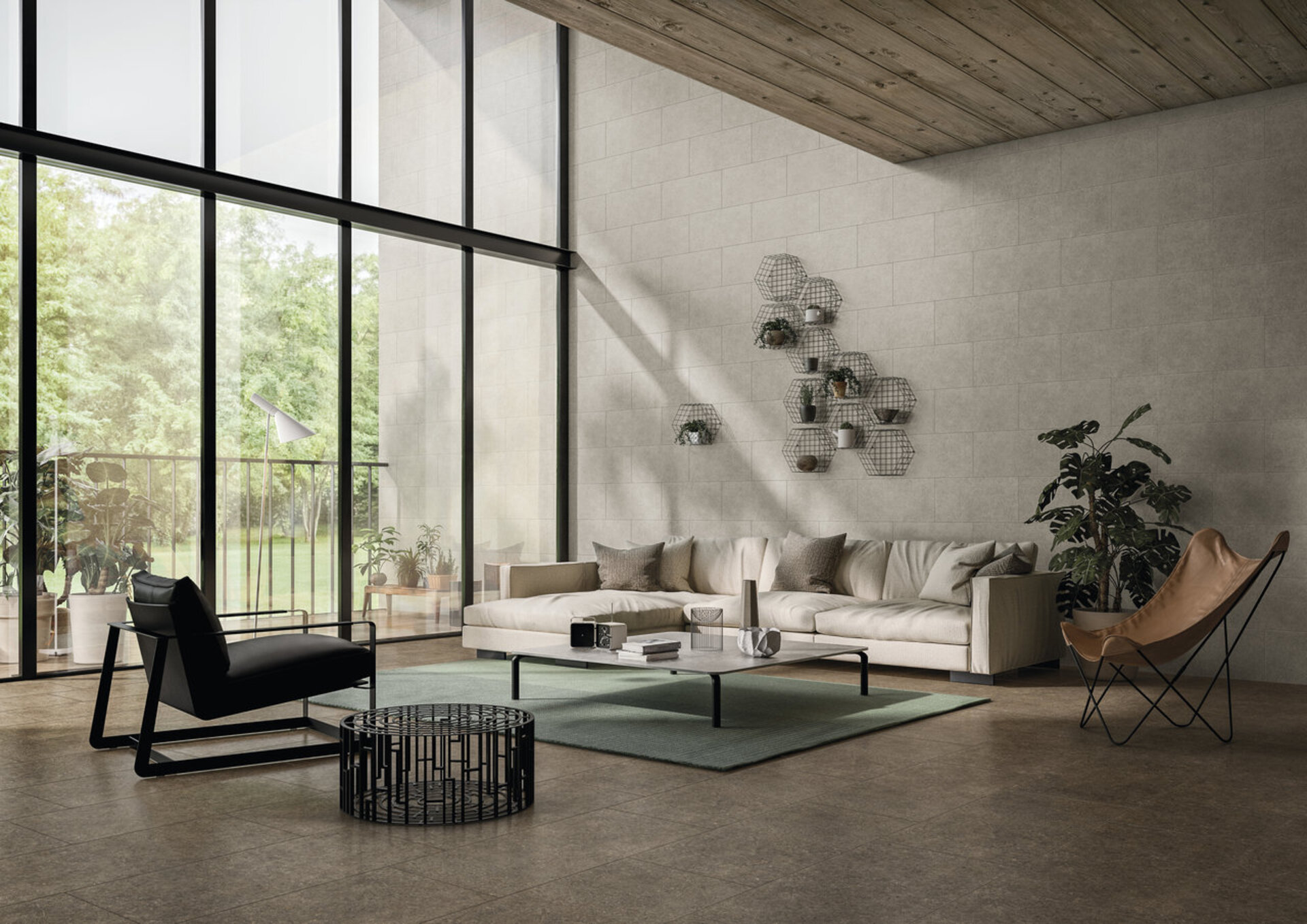 Stone Look Porcelain Tiles - SHELLSTONE