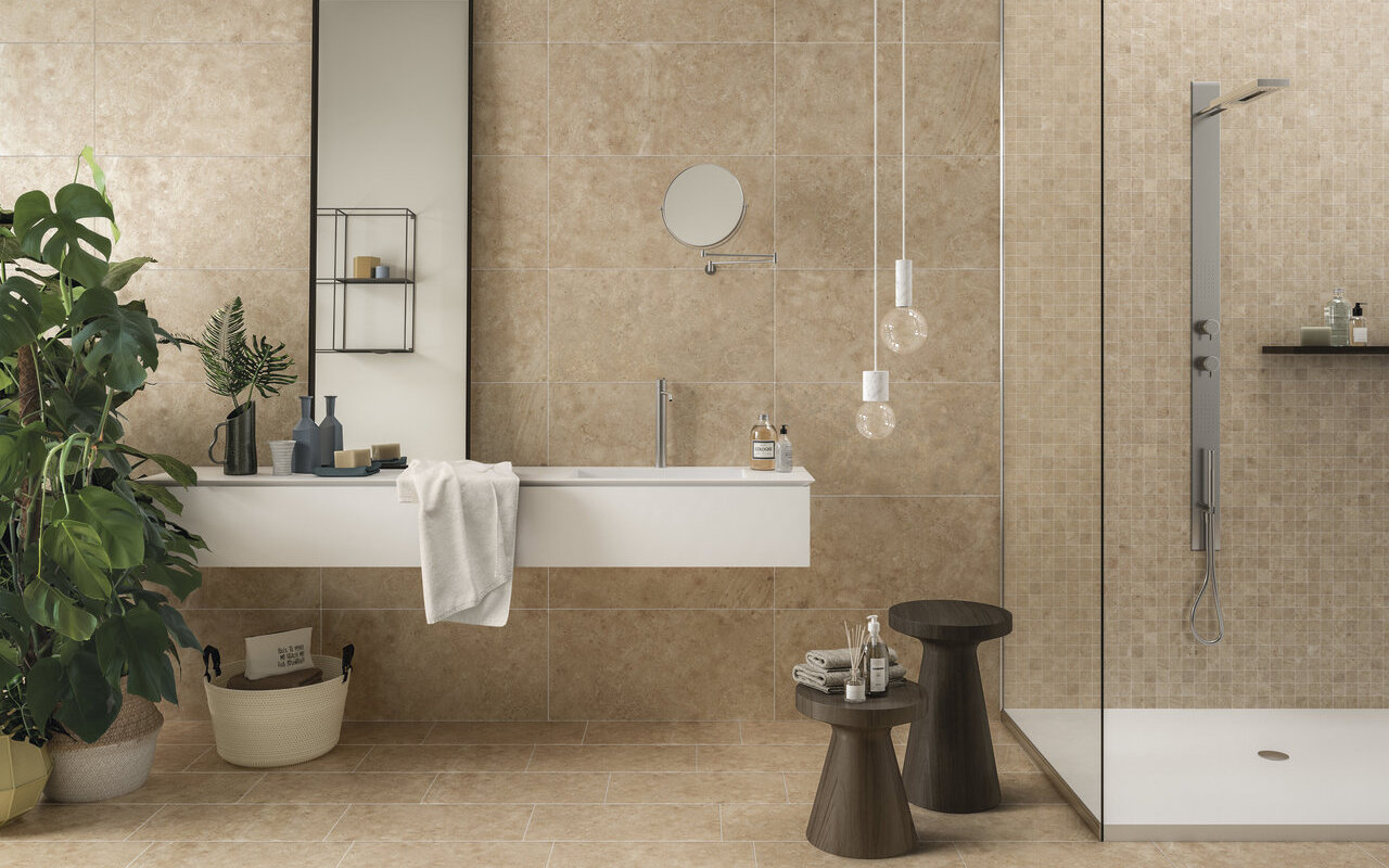 Stone Look Porcelain Tiles - SHELLSTONE