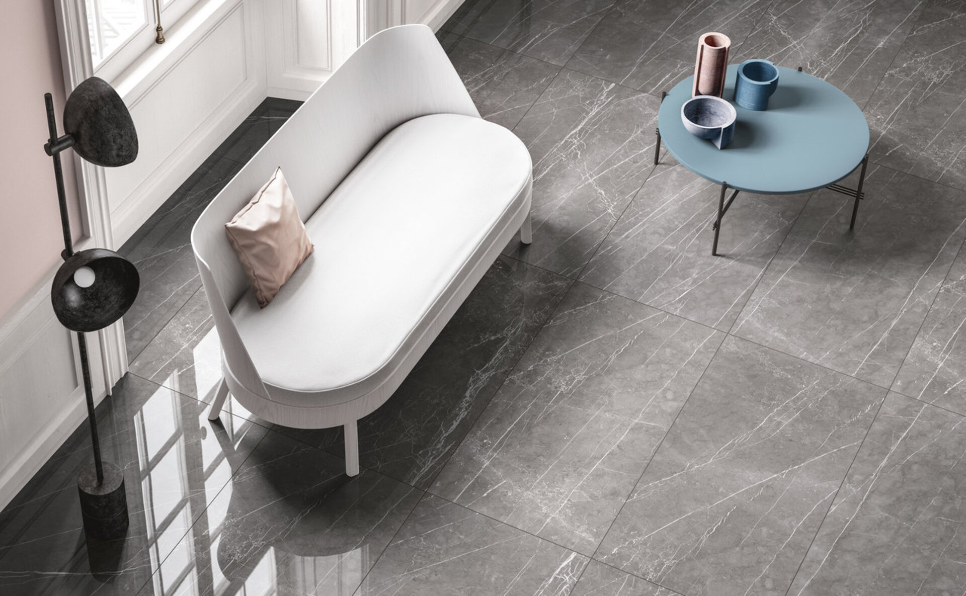 Marble and Granite Look Porcelain Tiles - MARBLE LAB