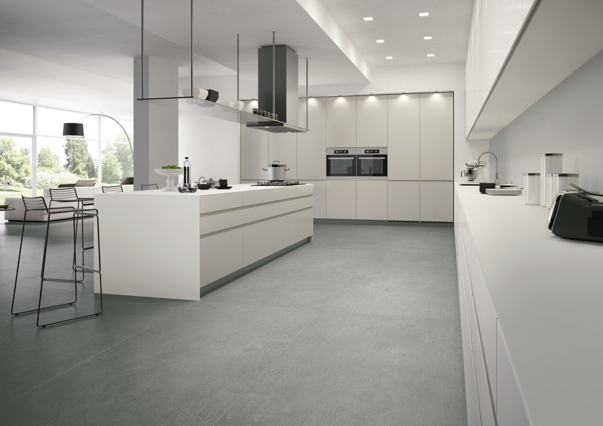 Cement Effect Porcelain Tiles - ASTER MAXIMUM