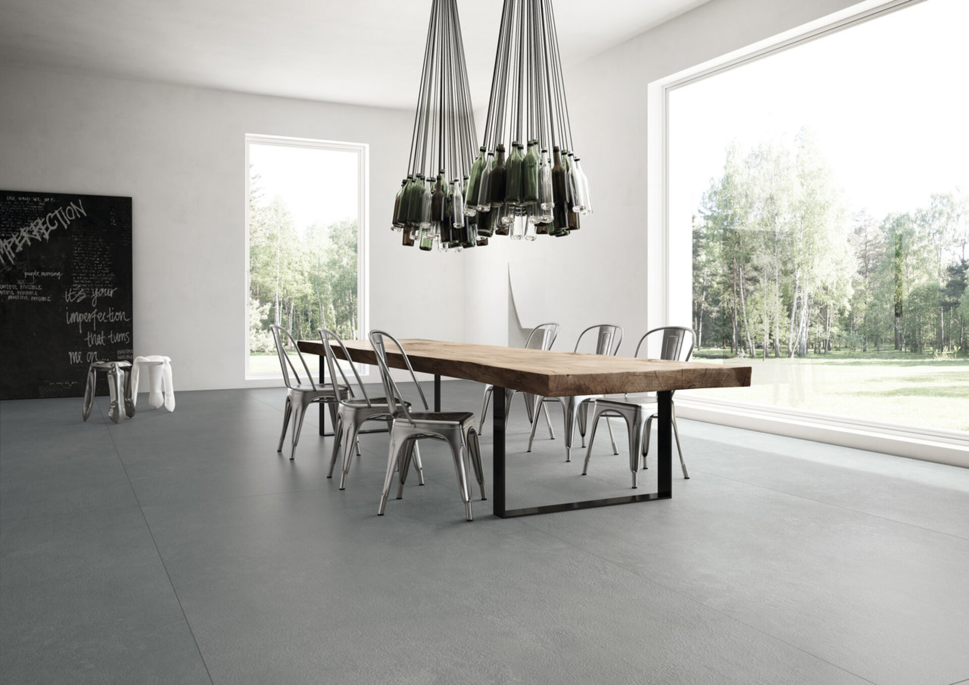 Cement Effect Porcelain Tiles - ASTER MAXIMUM