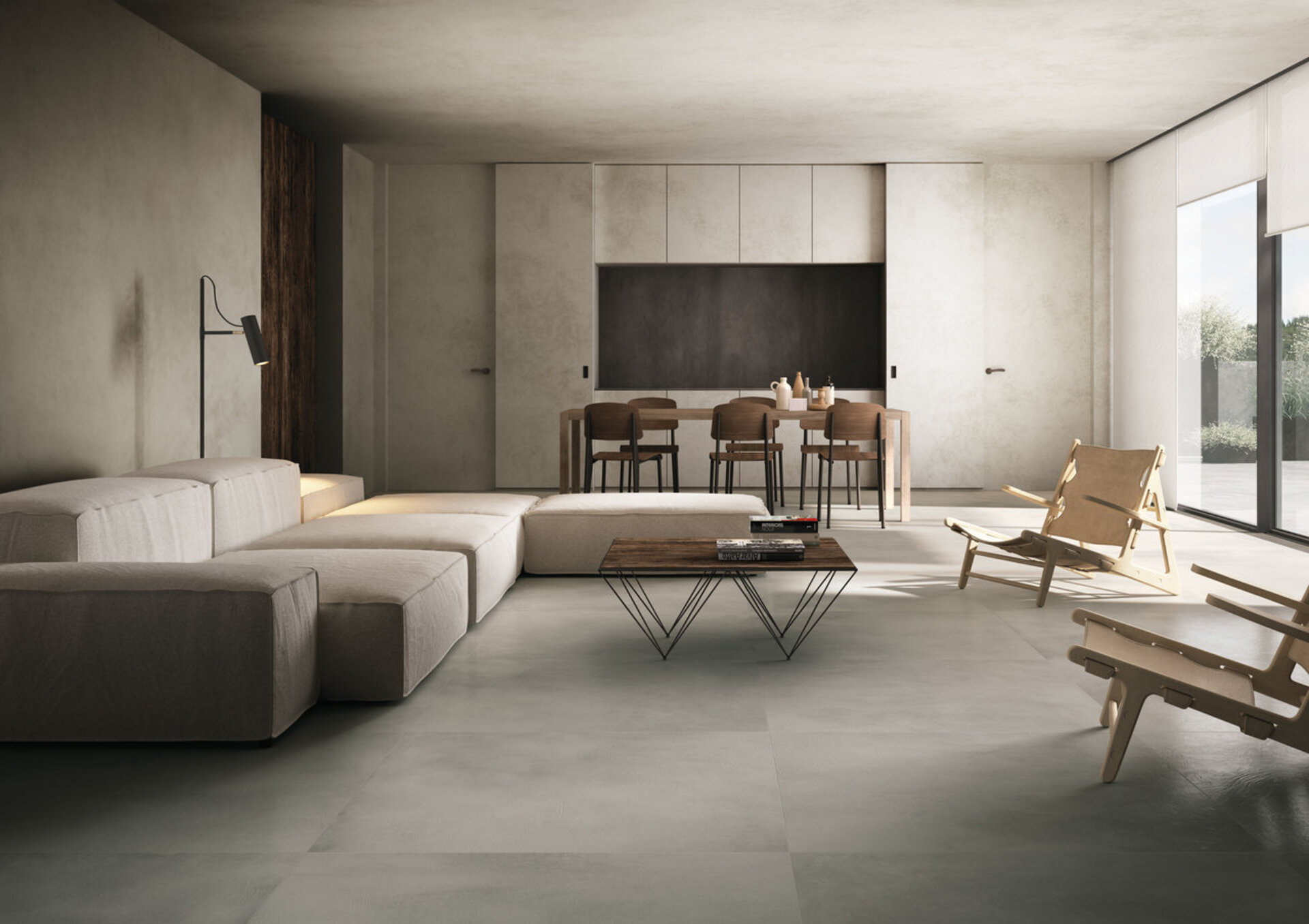 Cement Effect Porcelain Tiles - HQ.RESIN