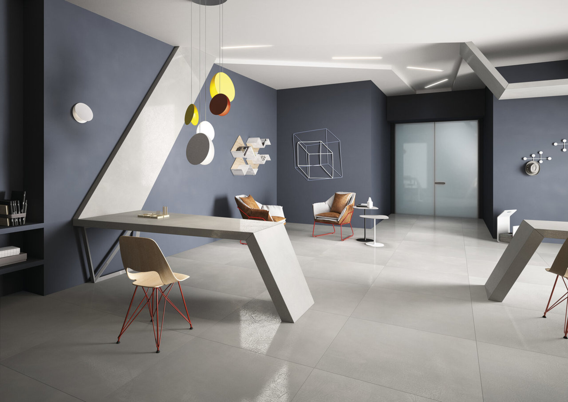 Cement Effect Porcelain Tiles - HQ.RESIN