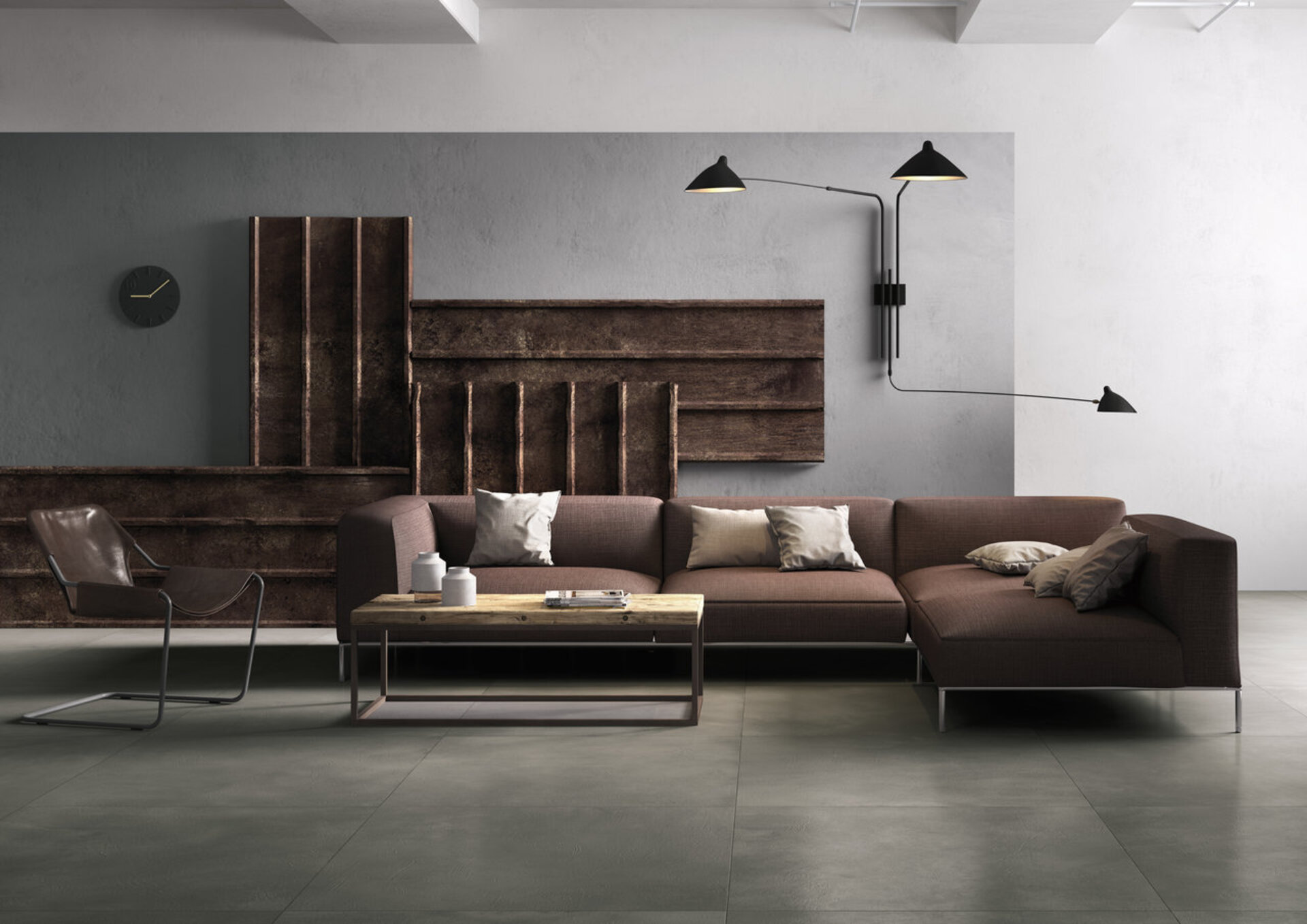 Cement Effect Porcelain Tiles - HQ.RESIN