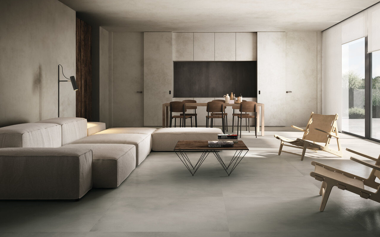 Cement Effect Porcelain Tiles - HQ.RESIN