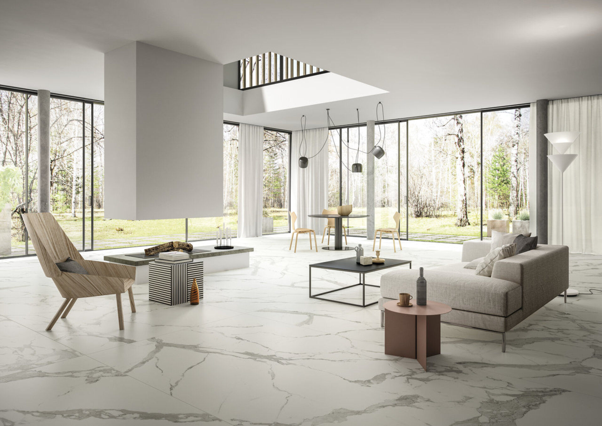 Marble and Granite Look Porcelain Tiles - MARMI MAXIMUM