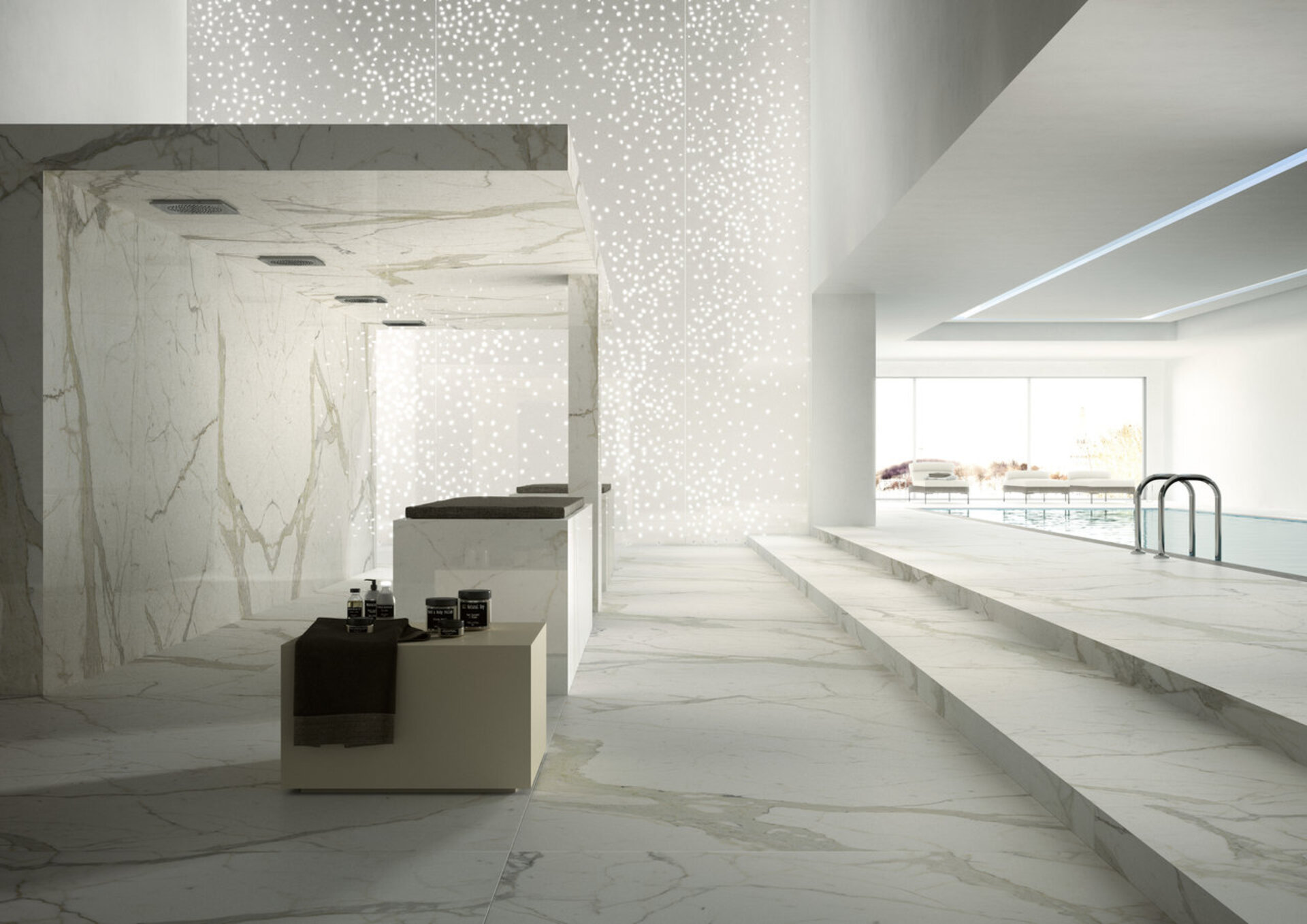 Marble and Granite Look Porcelain Tiles - MARMI MAXIMUM