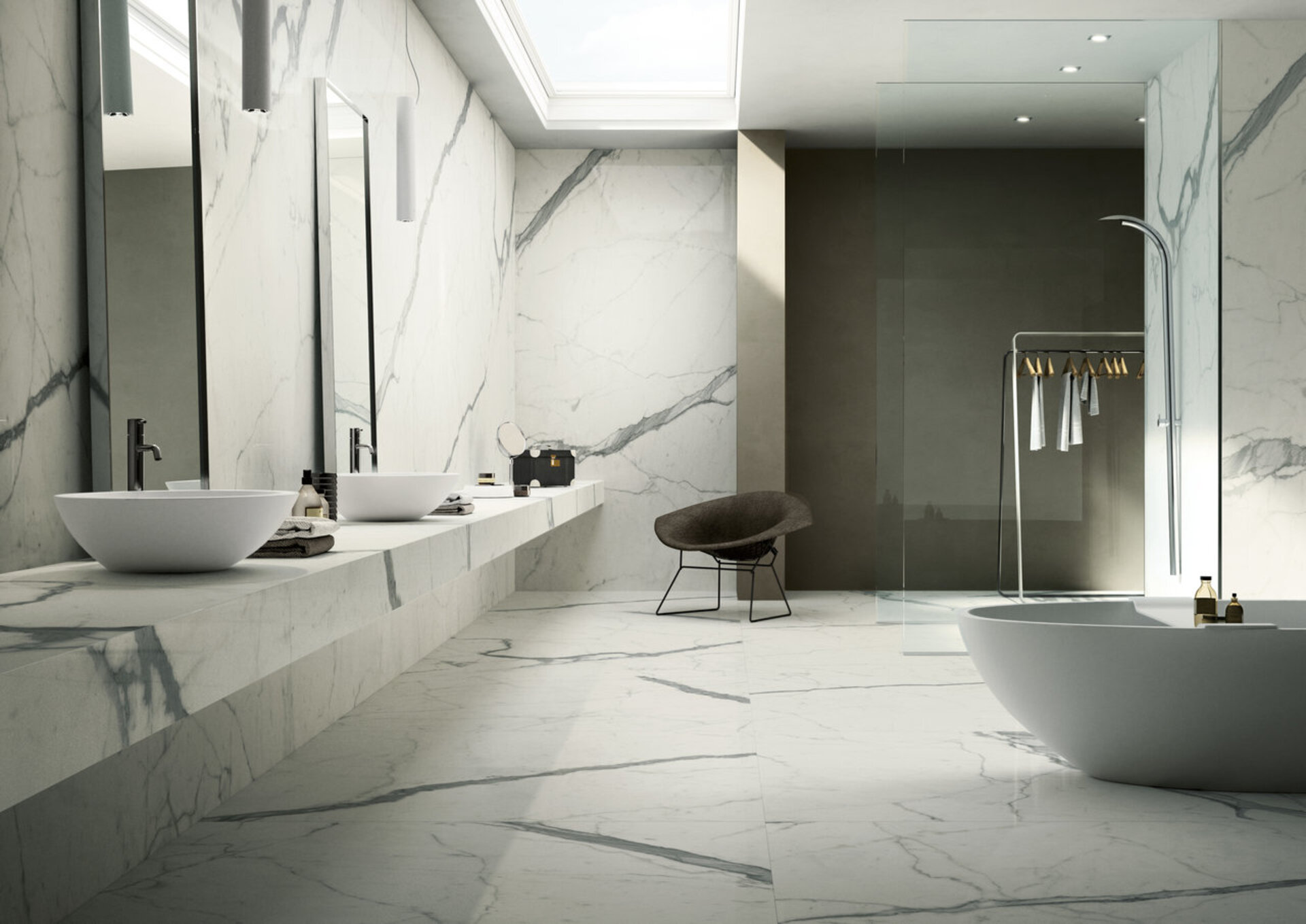 Marble and Granite Look Porcelain Tiles - MARMI MAXIMUM