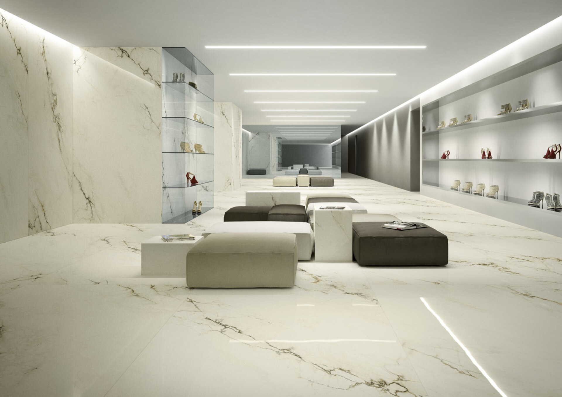 Marble and Granite Look Porcelain Tiles - MARMI MAXIMUM