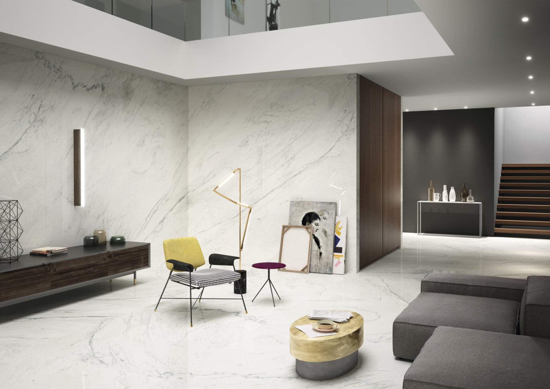 Marble and Granite Look Porcelain Tiles - MARMI MAXIMUM