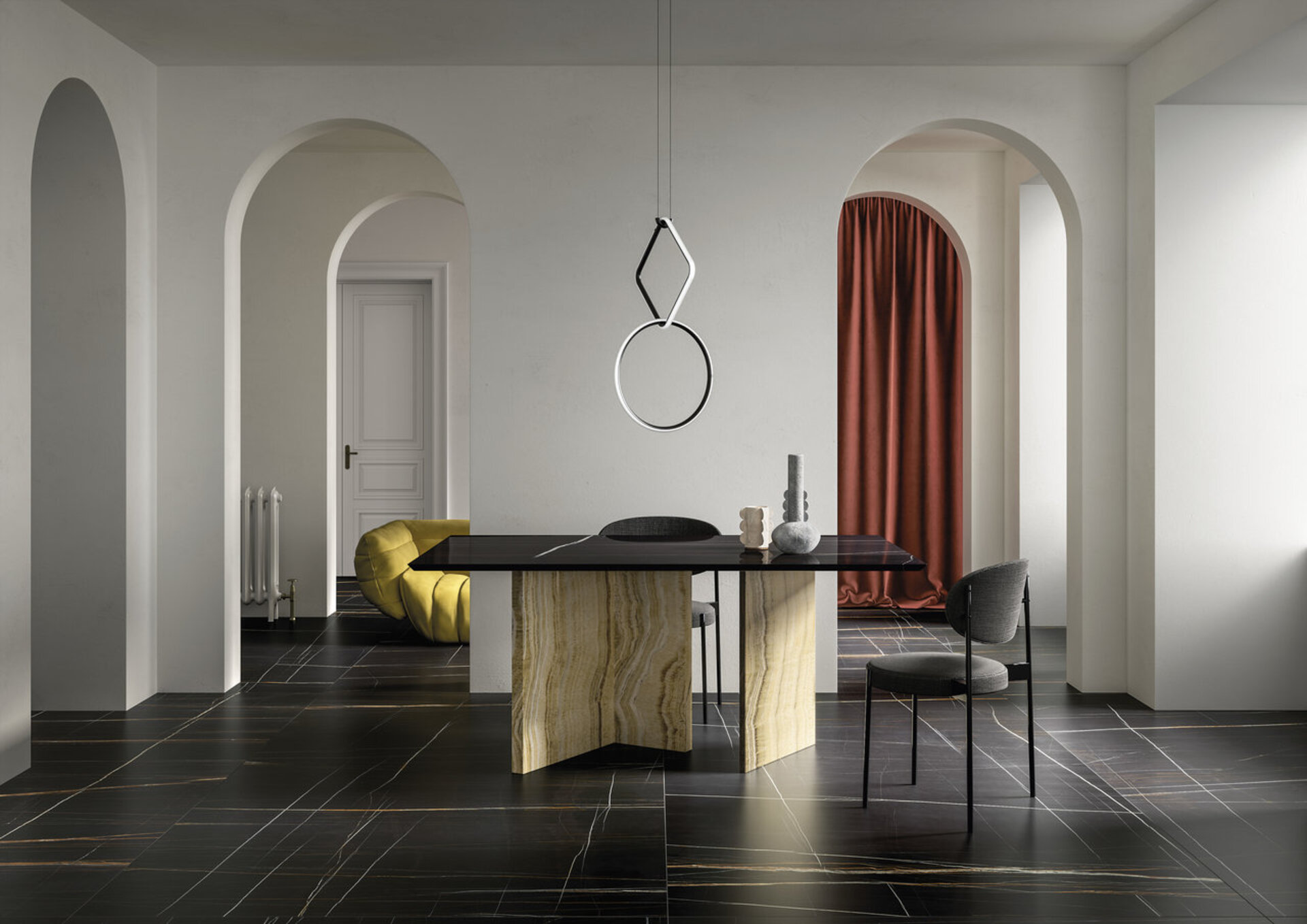 Marble and Granite Look Porcelain Tiles - MARMI MAXIMUM