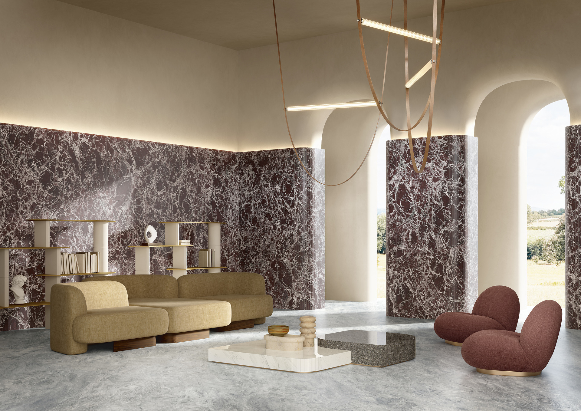 Marble and Granite Look Porcelain Tiles - MARMI MAXIMUM