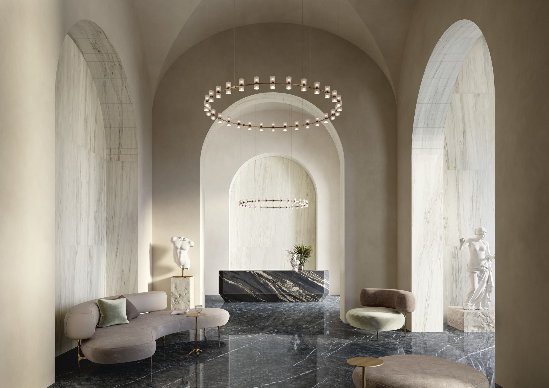 Marble and Granite Look Porcelain Tiles - MARMI MAXIMUM