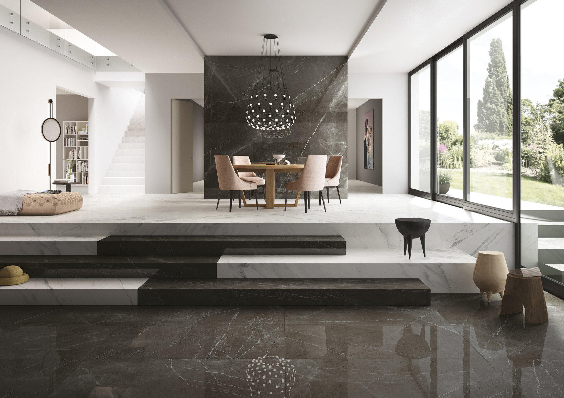 Marble and Granite Look Porcelain Tiles - MARMI MAXIMUM