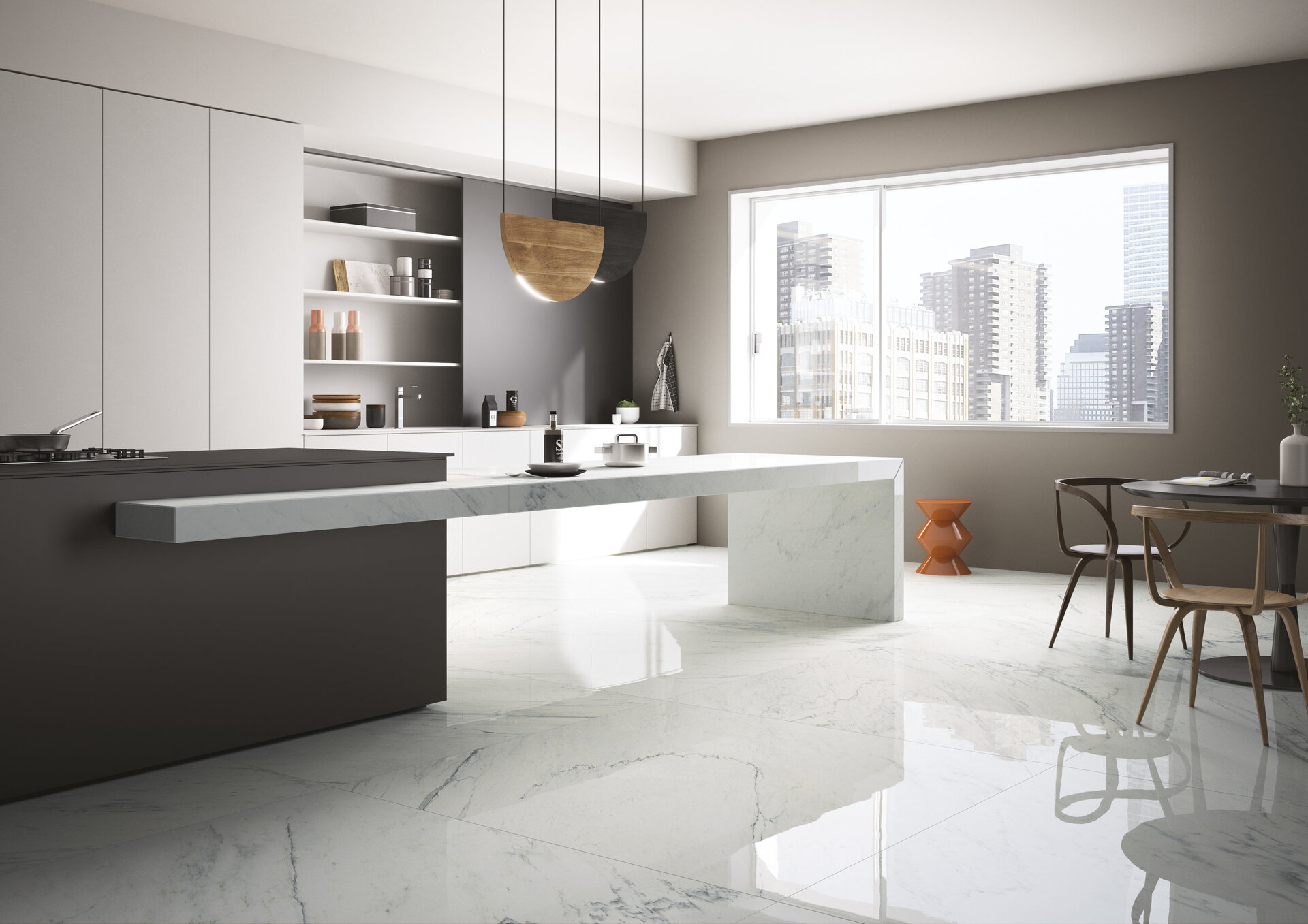 Marble and Granite Look Porcelain Tiles - MARMI MAXIMUM