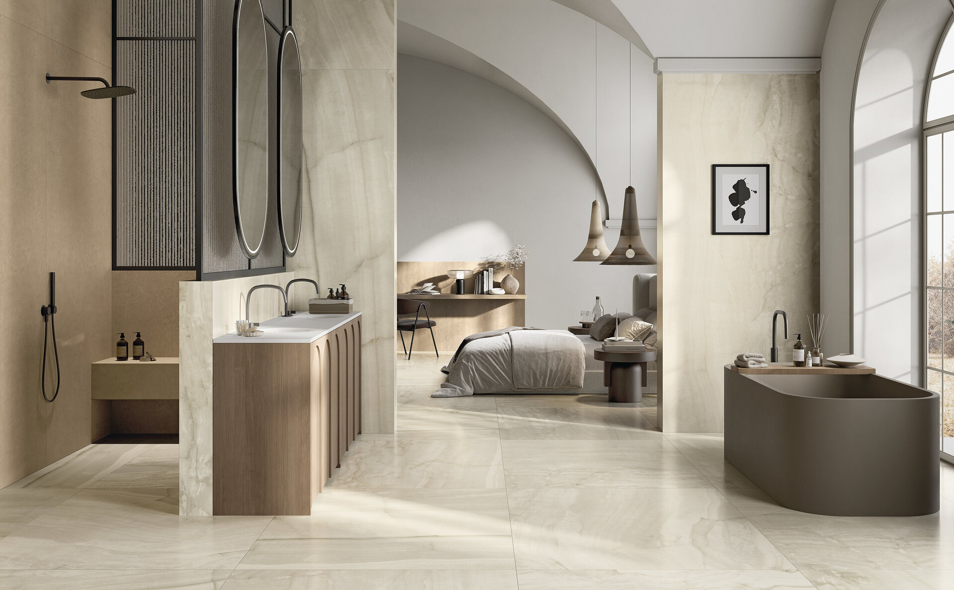 Marble and Granite Look Porcelain Tiles - MARMI MAXIMUM