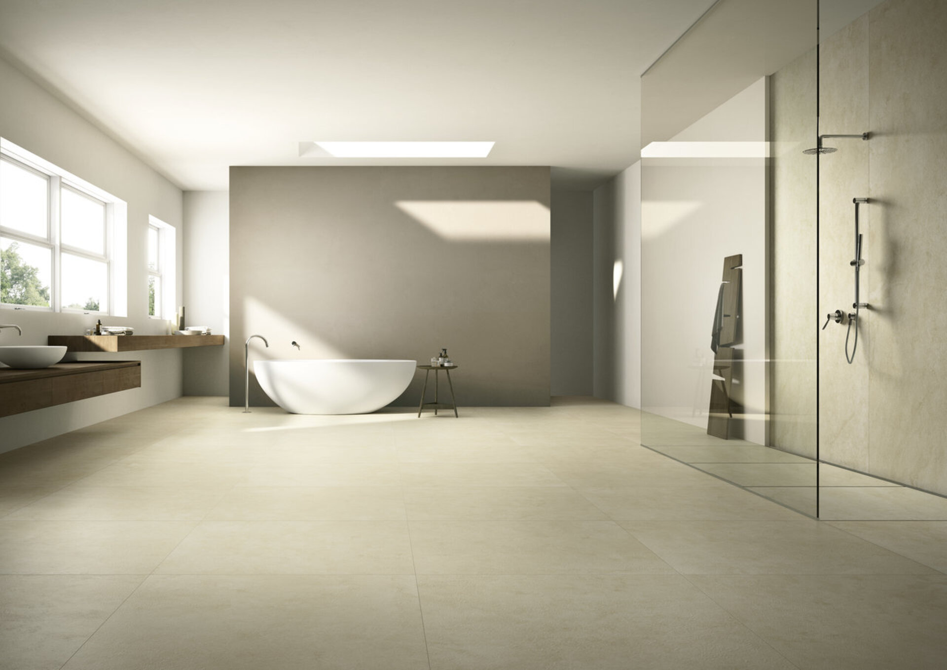 Stone Look Porcelain Tiles - QUIETSTONES MAXIMUM