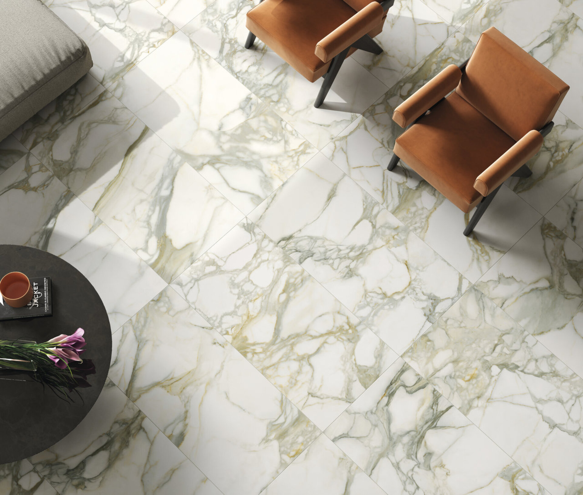 Marble and Granite Look Porcelain Tiles - SELECT