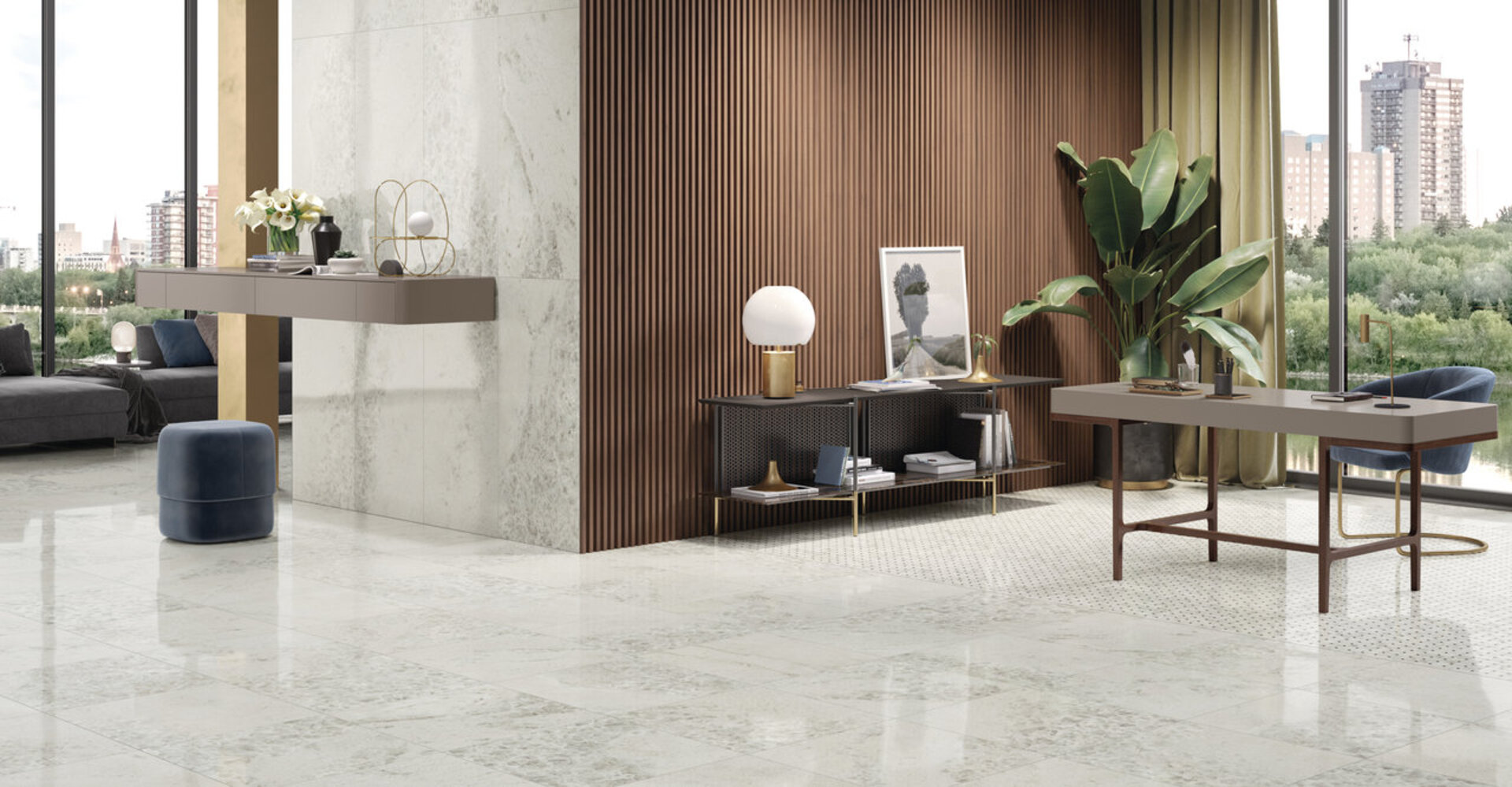 Marble and Granite Look Porcelain Tiles - SELECT