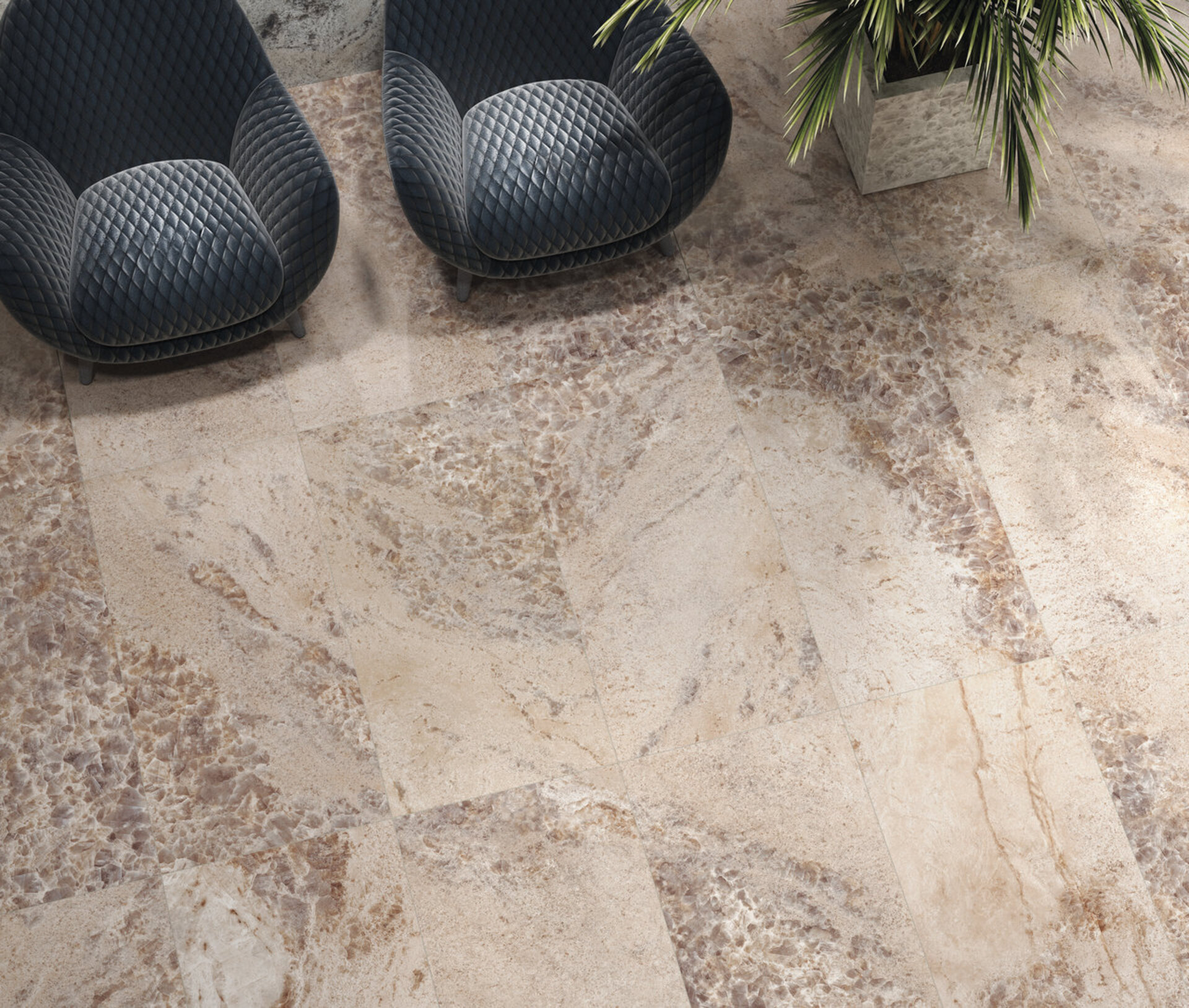 Marble and Granite Look Porcelain Tiles - SELECT