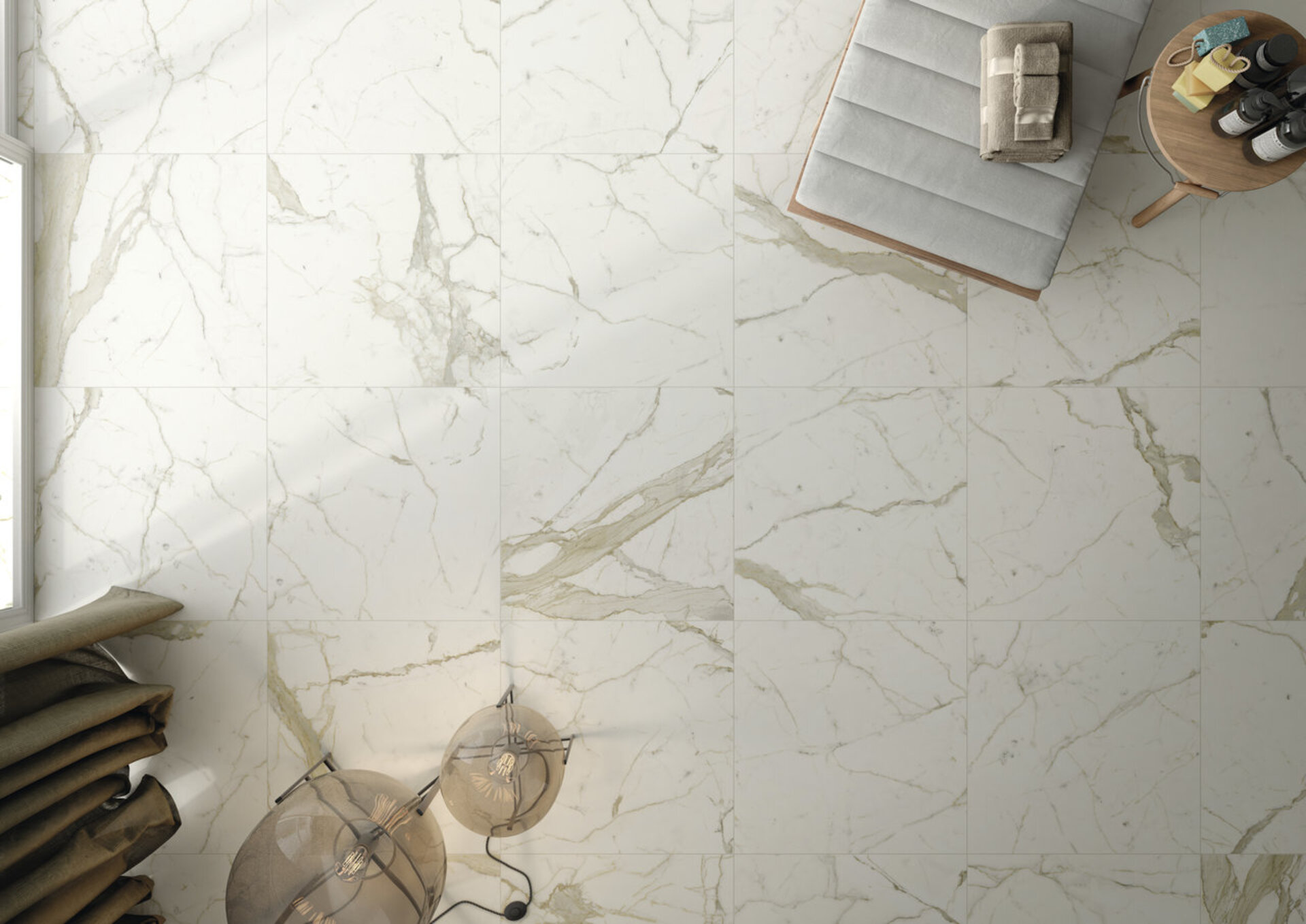 Marble and Granite Look Porcelain Tiles - SELECT