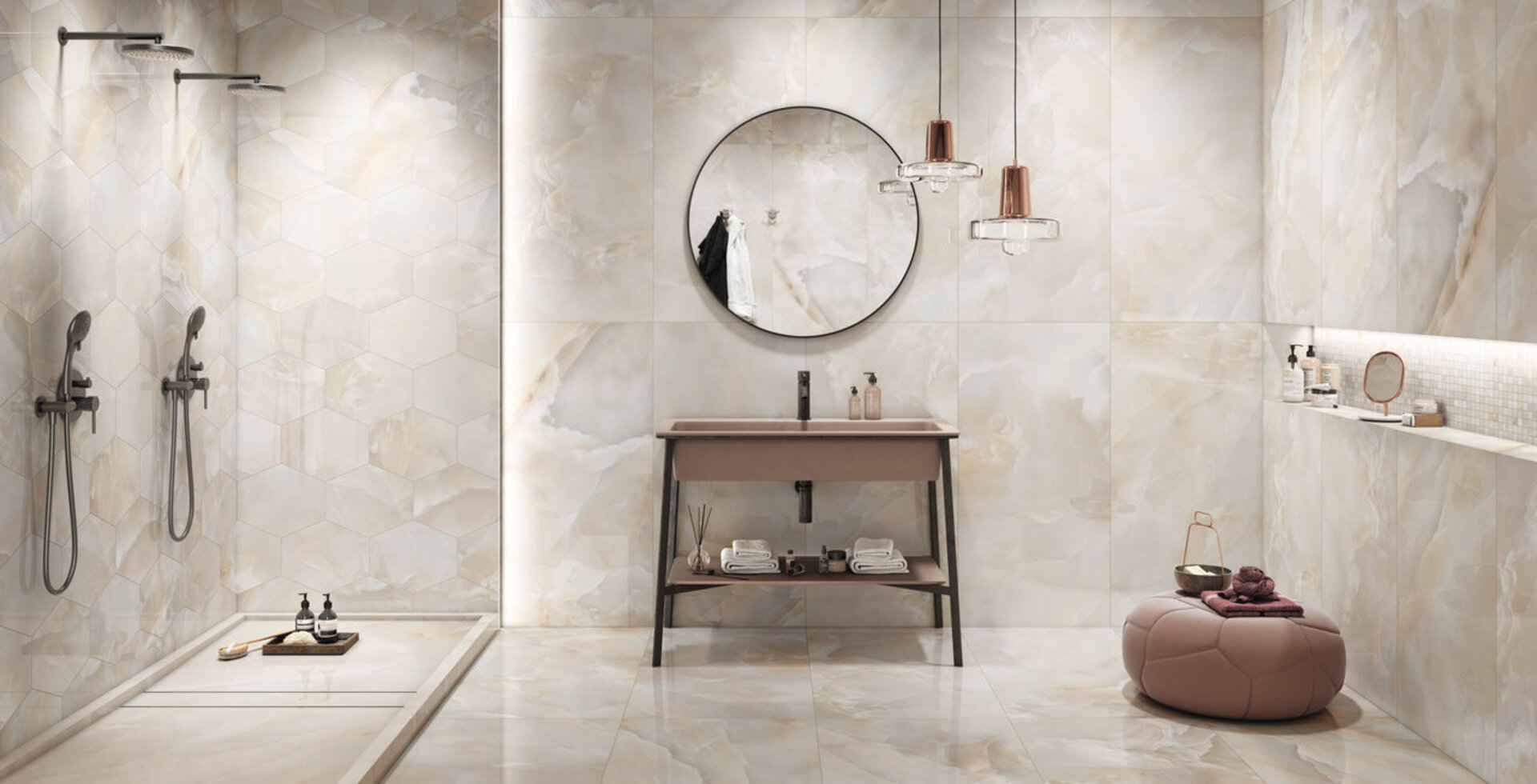 Marble and Granite Look Porcelain Tiles - SELECT