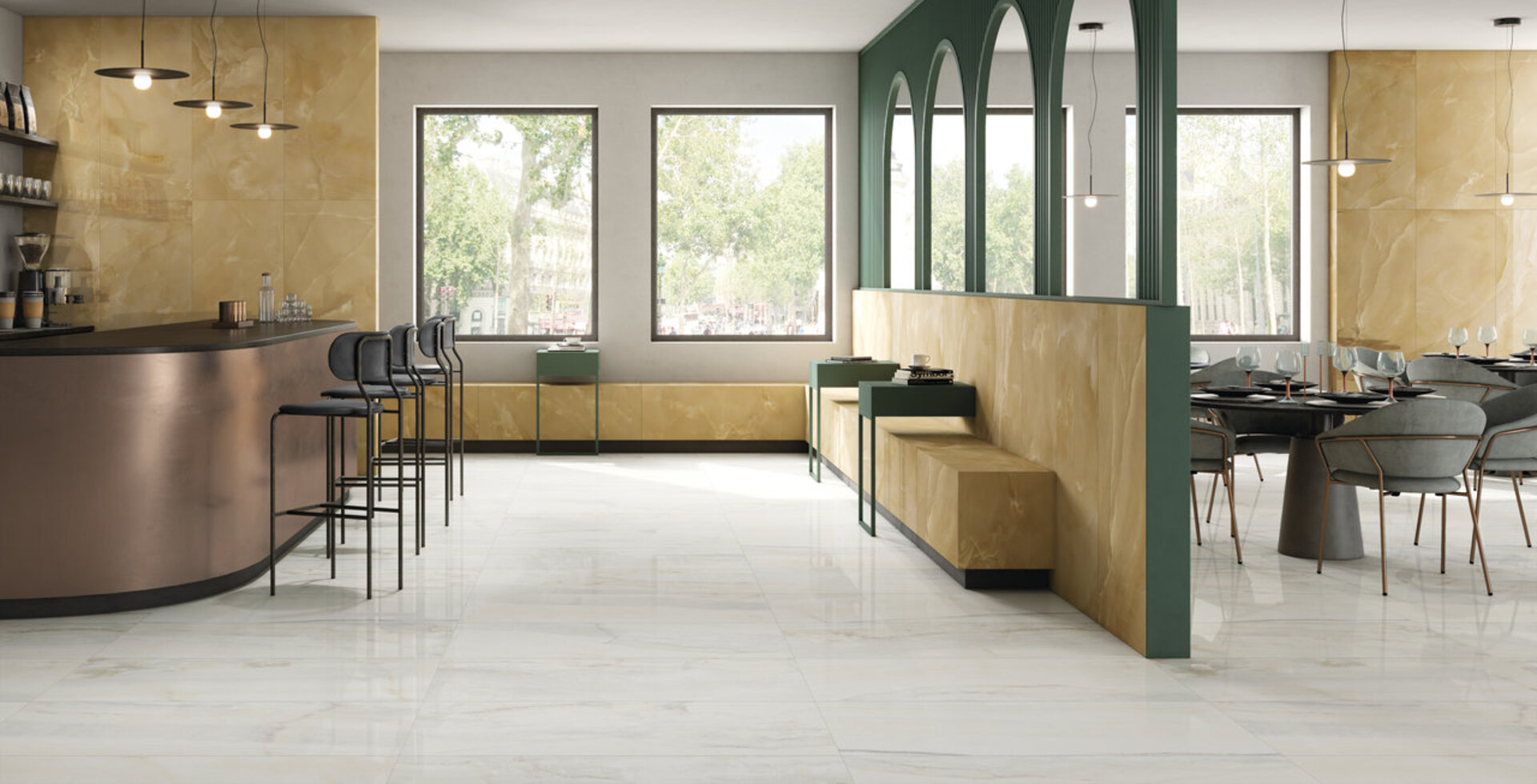 Marble and Granite Look Porcelain Tiles - SELECT