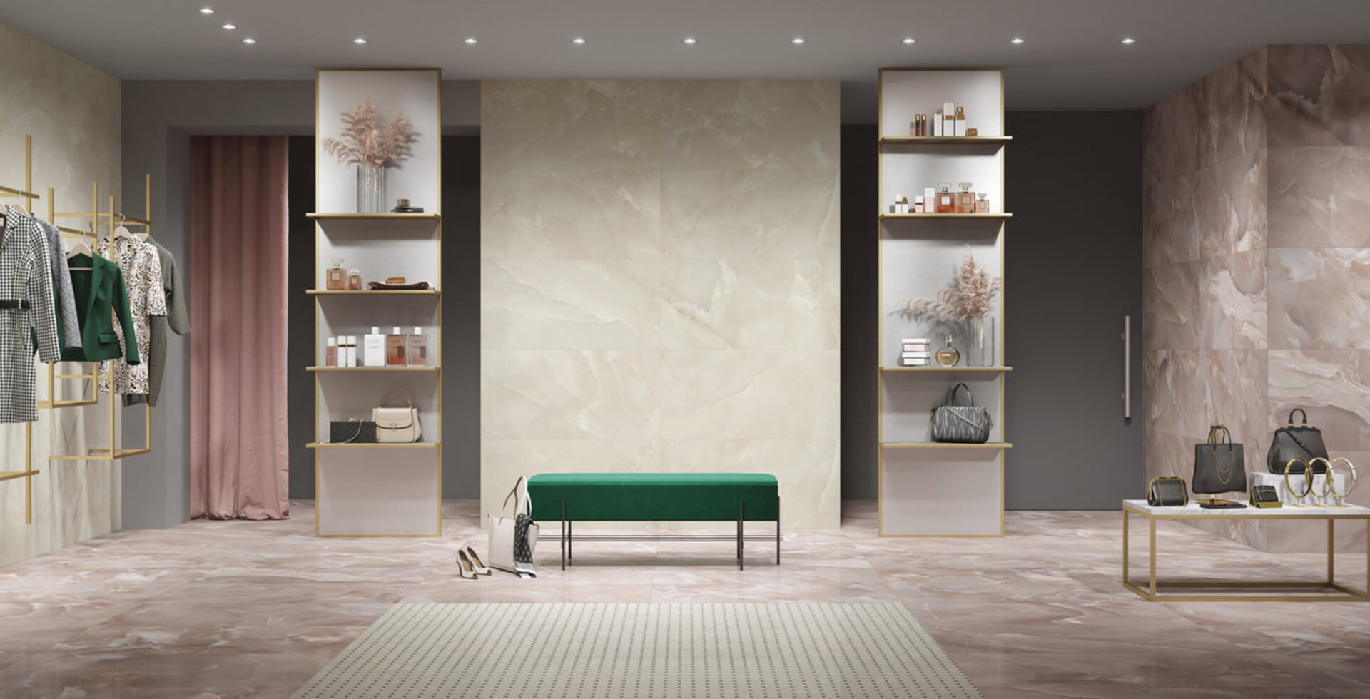 Marble and Granite Look Porcelain Tiles - SELECT