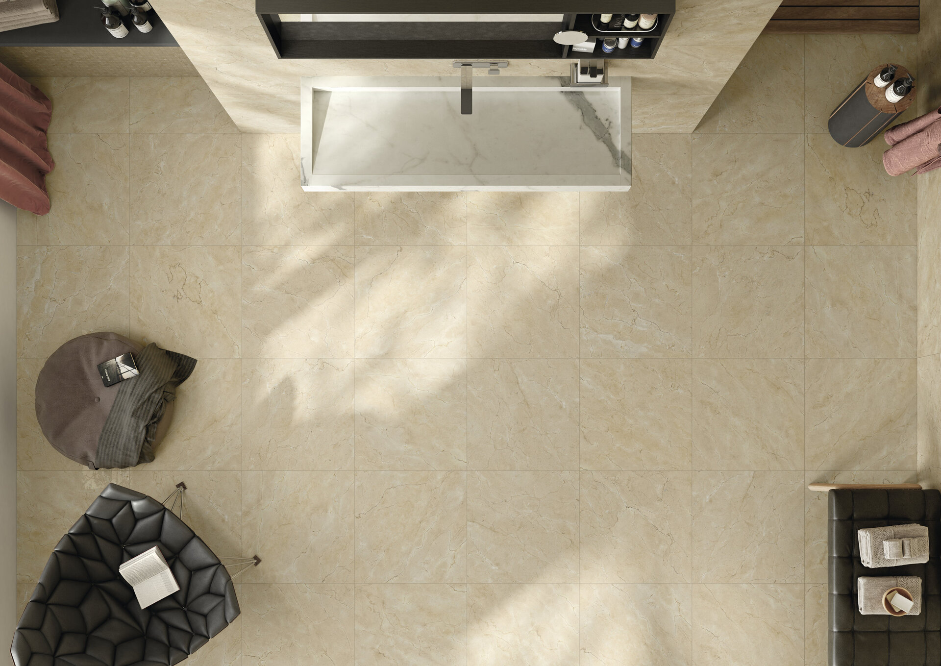 Marble and Granite Look Porcelain Tiles - SELECT