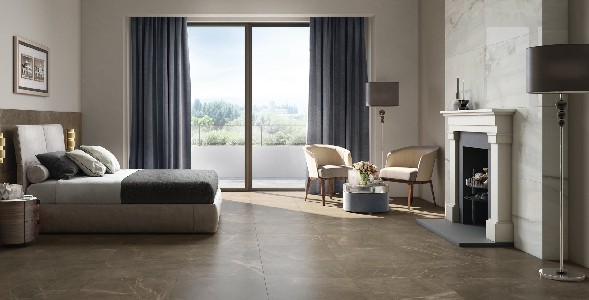 Marble and Granite Look Porcelain Tiles - SELECT