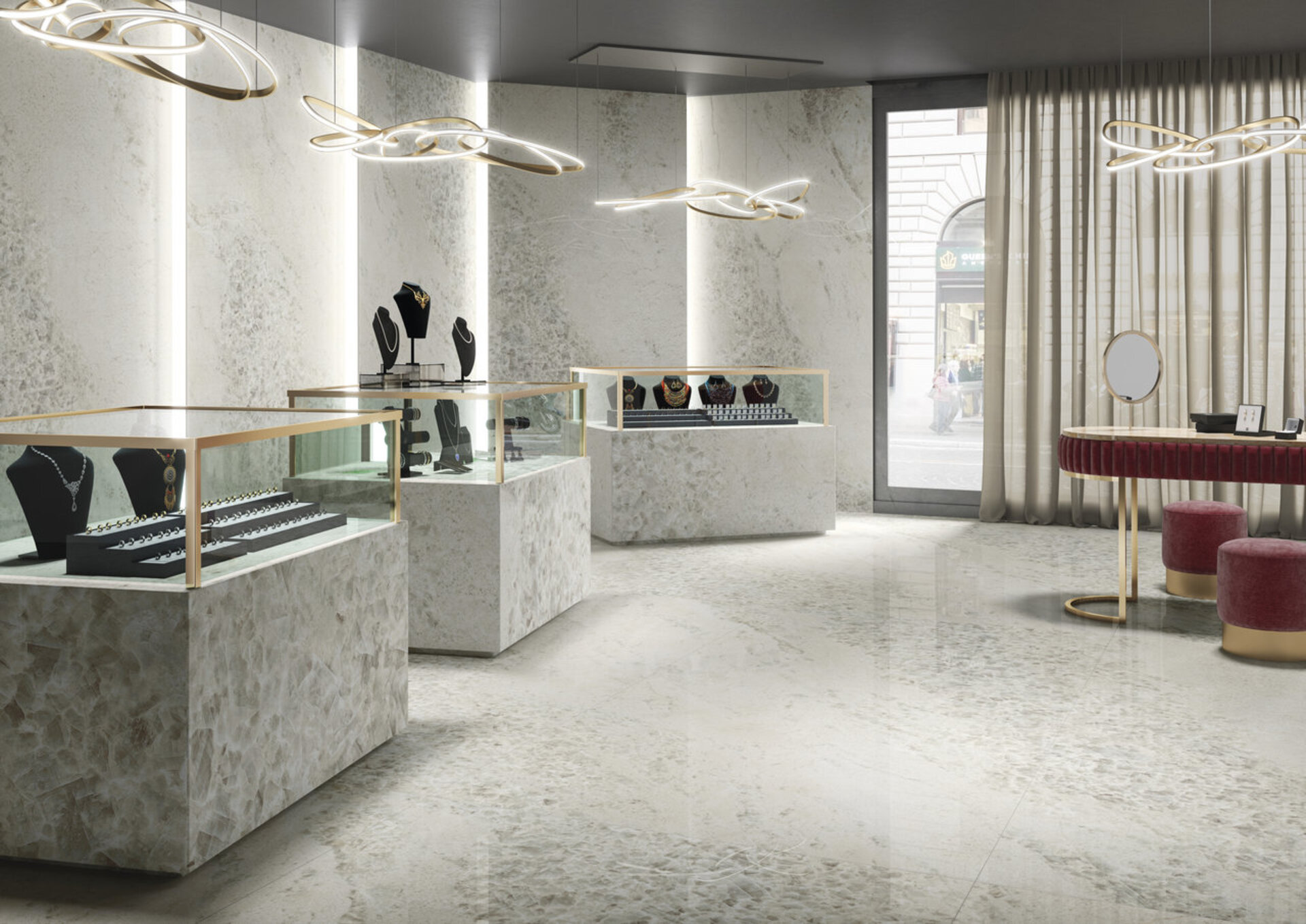 Stone Look Porcelain Tiles - GEMSTONE