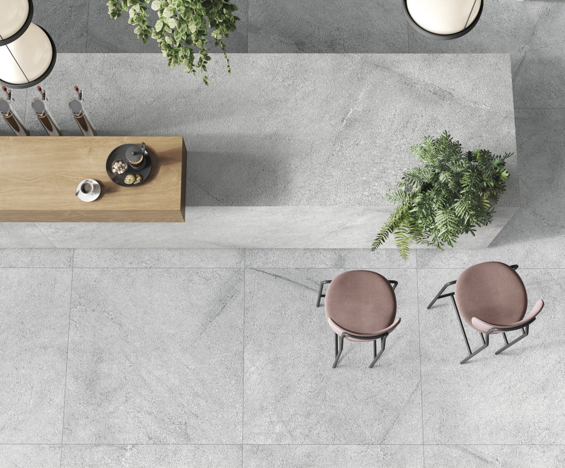 Stone Look Porcelain Tiles - H270
